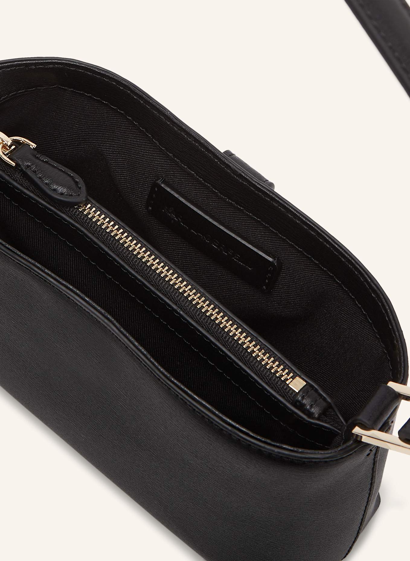 KARL LAGERFELD Pouch: SCHWARZ/ GOLD