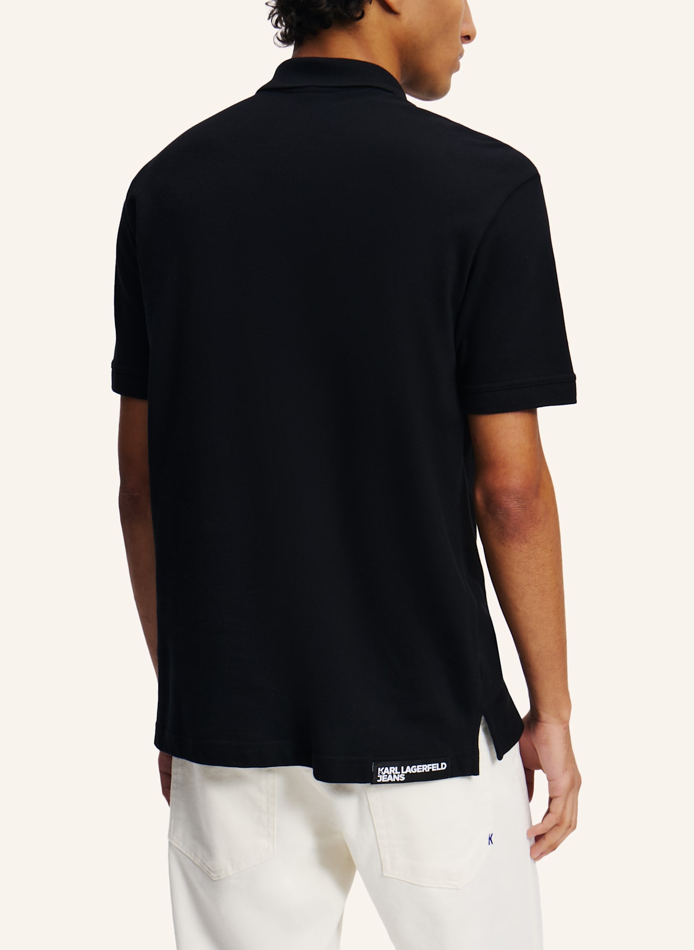 KARL LAGERFELD JEANS Poloshirt: SCHWARZ