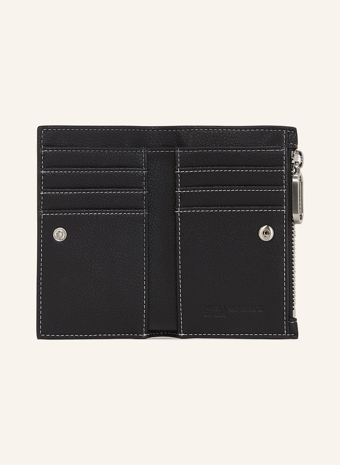 KARL LAGERFELD JEANS Geldbörse: SCHWARZ