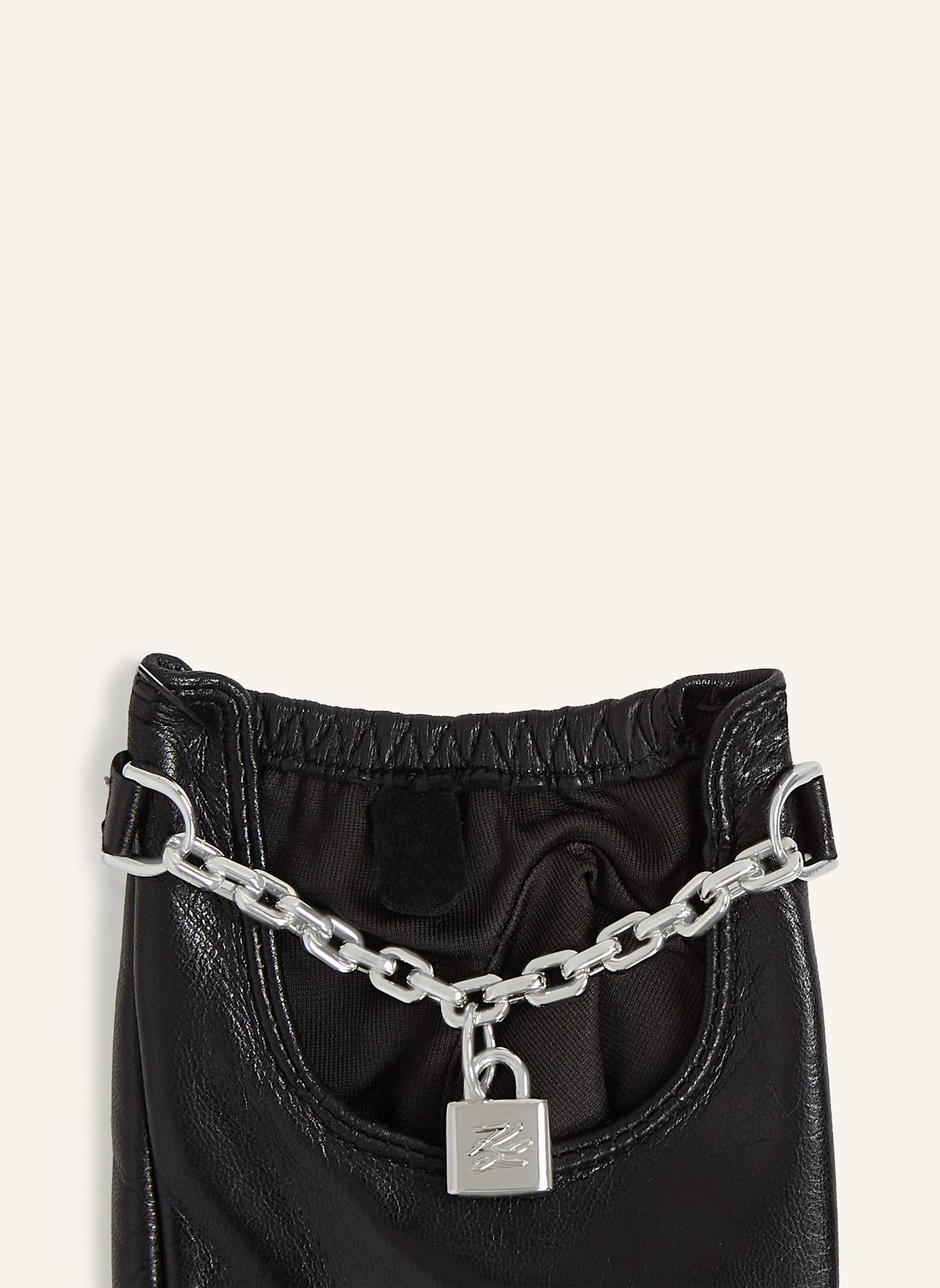 KARL LAGERFELD Handschuhe: SCHWARZ