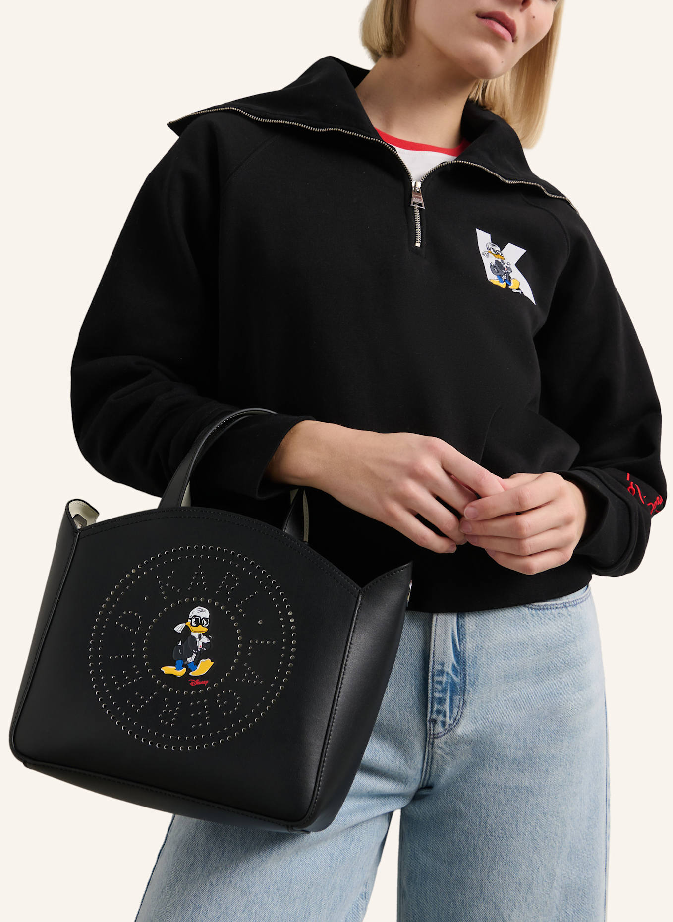 KARL LAGERFELD DISNEY X KL Handtasche: SCHWARZ