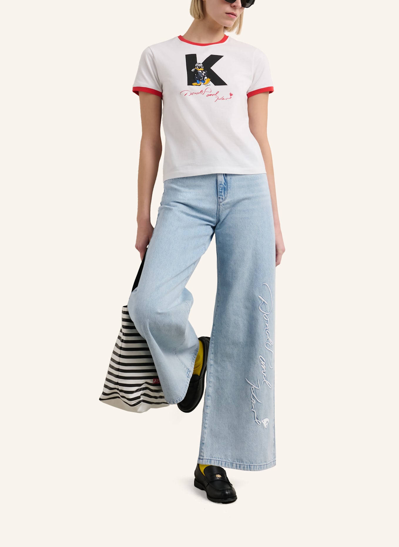 KARL LAGERFELD DISNEY X KL Jeans: HELLBLAU