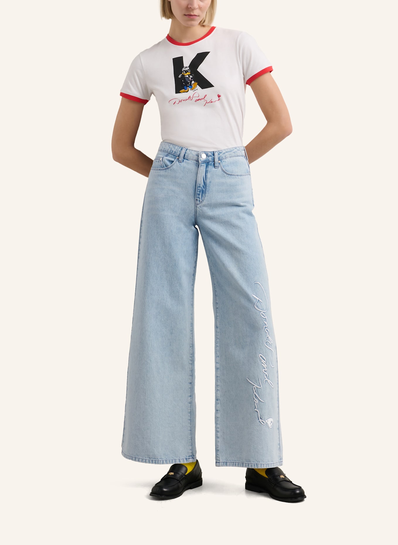 KARL LAGERFELD DISNEY X KL Jeans: HELLBLAU