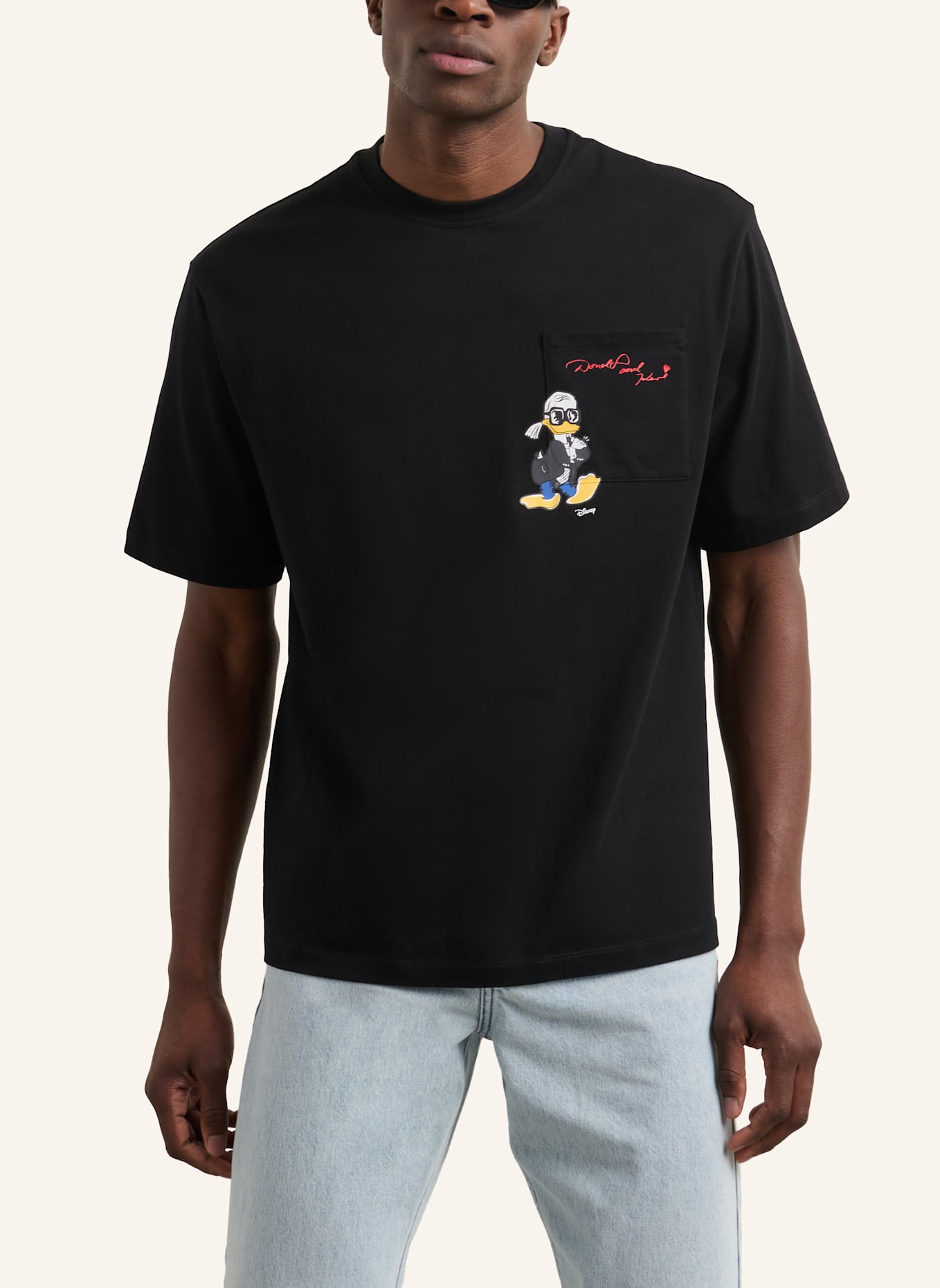 KARL LAGERFELD DISNEY X KL T-shirt: SCHWARZ