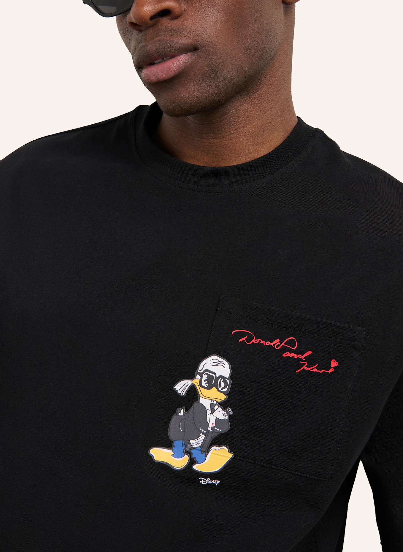 KARL LAGERFELD DISNEY X KL T-shirt: SCHWARZ