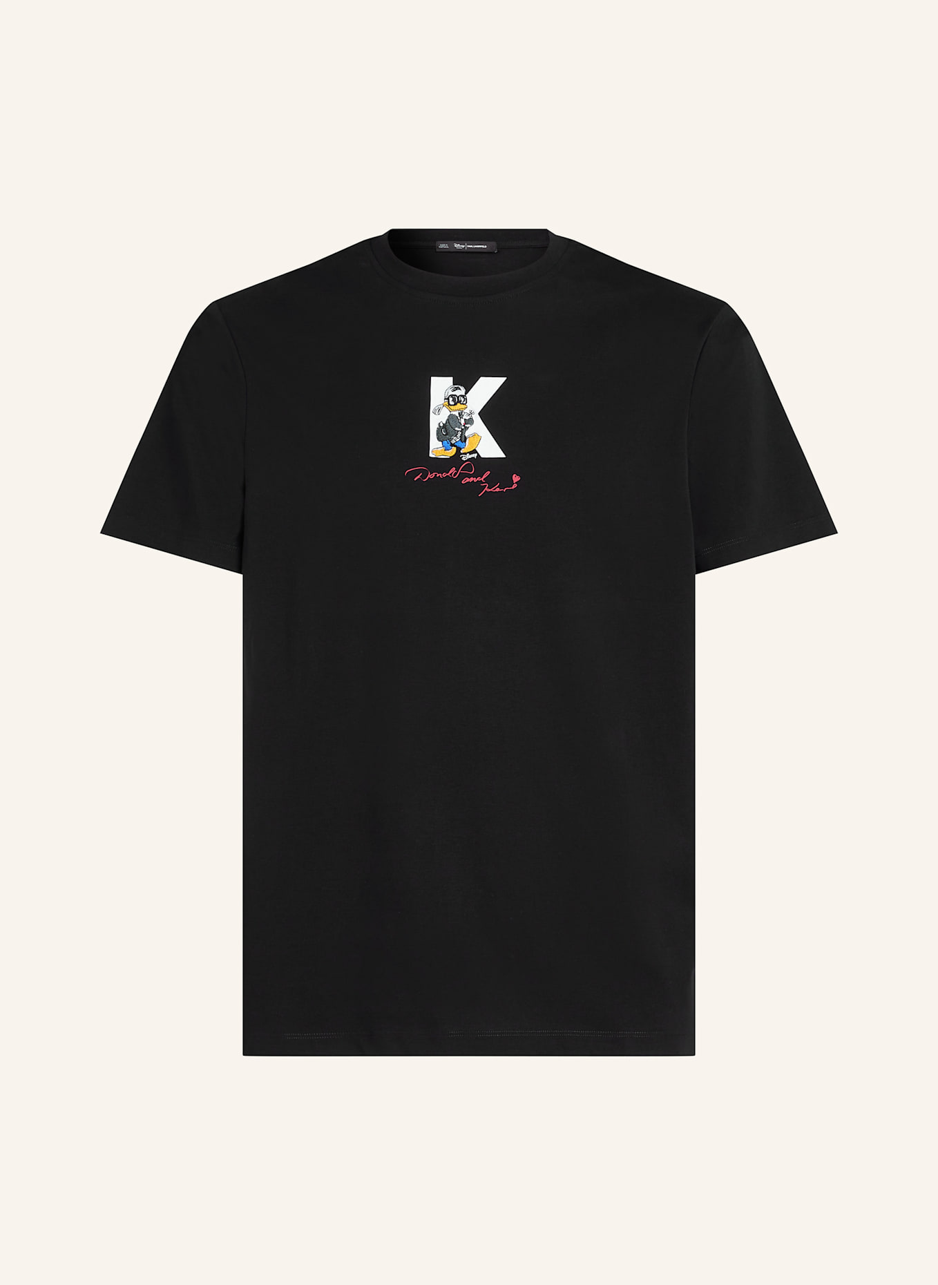 KARL LAGERFELD DISNEY X KL T-shirt: SCHWARZ