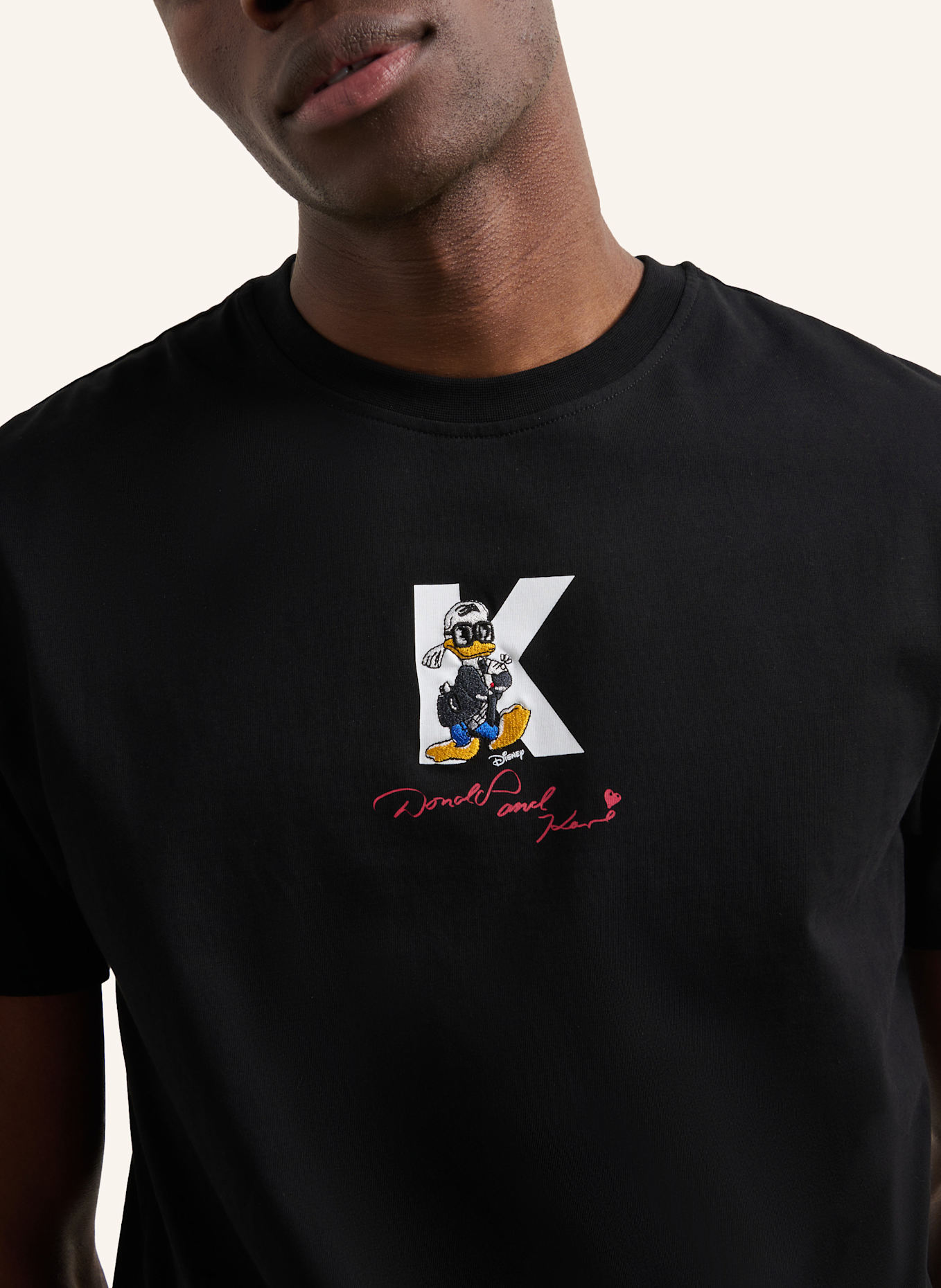 KARL LAGERFELD DISNEY X KL T-shirt: SCHWARZ