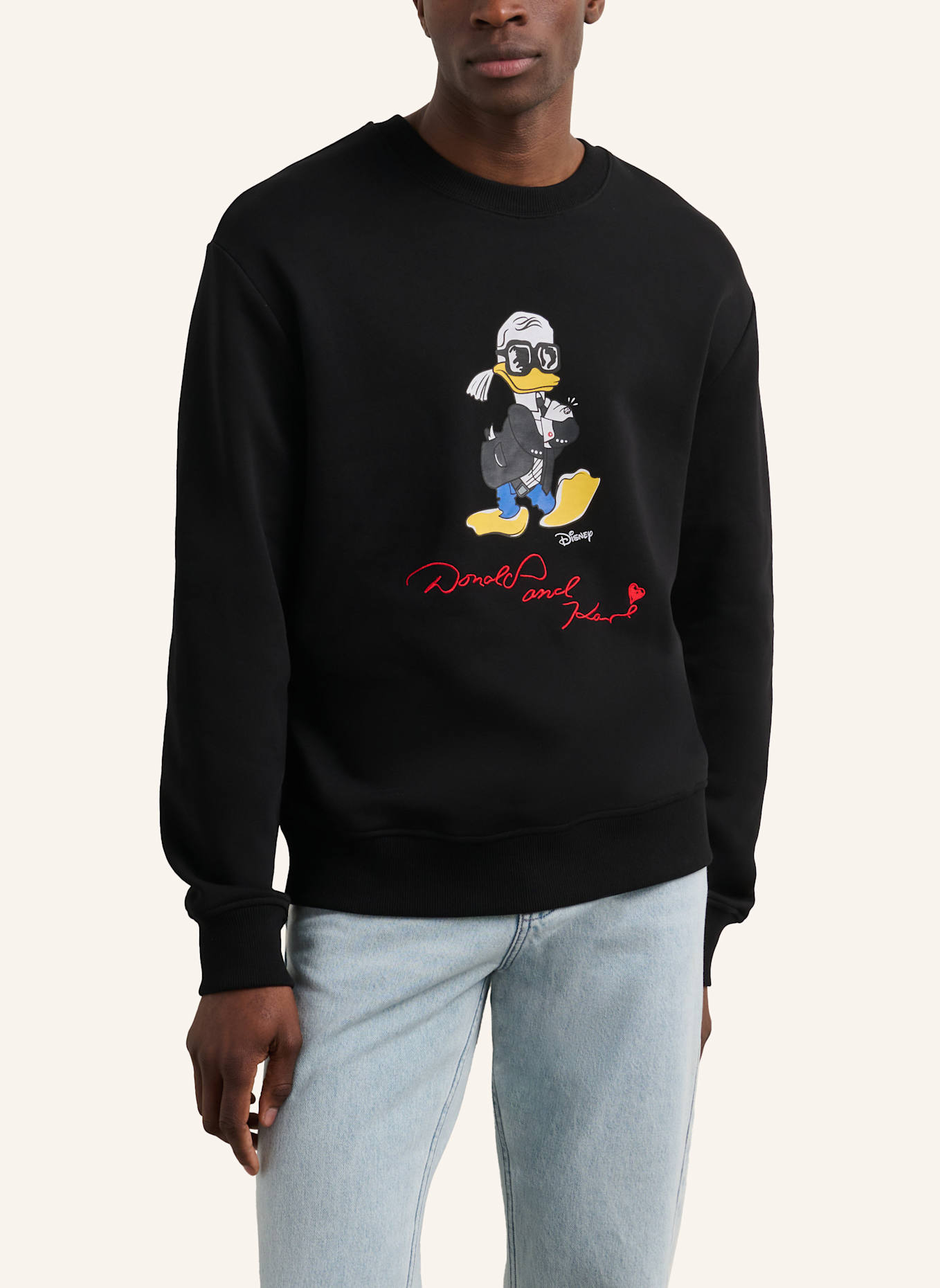 KARL LAGERFELD DISNEY X KL Sweatshirt: SCHWARZ