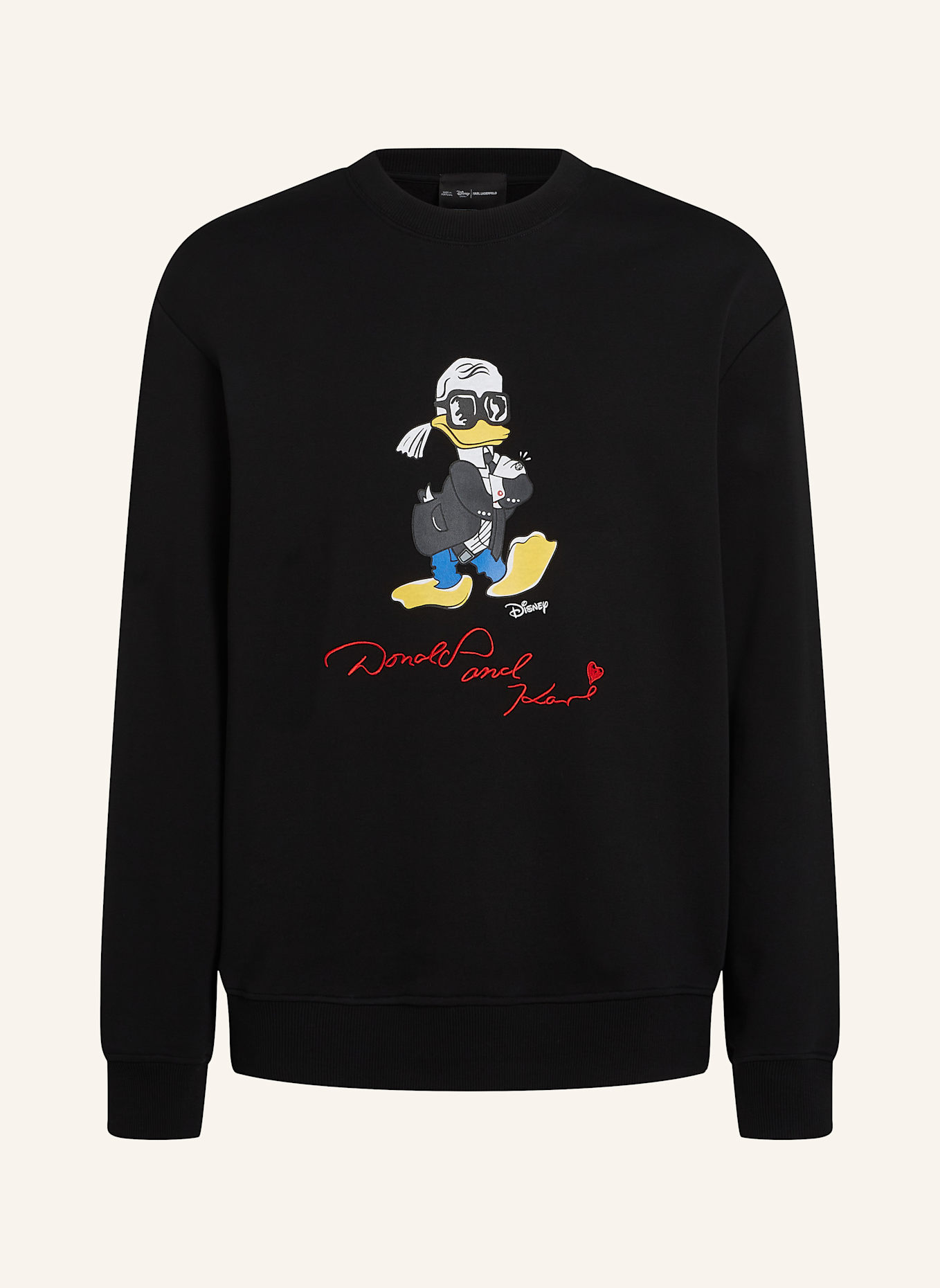 KARL LAGERFELD DISNEY X KL Sweatshirt: SCHWARZ
