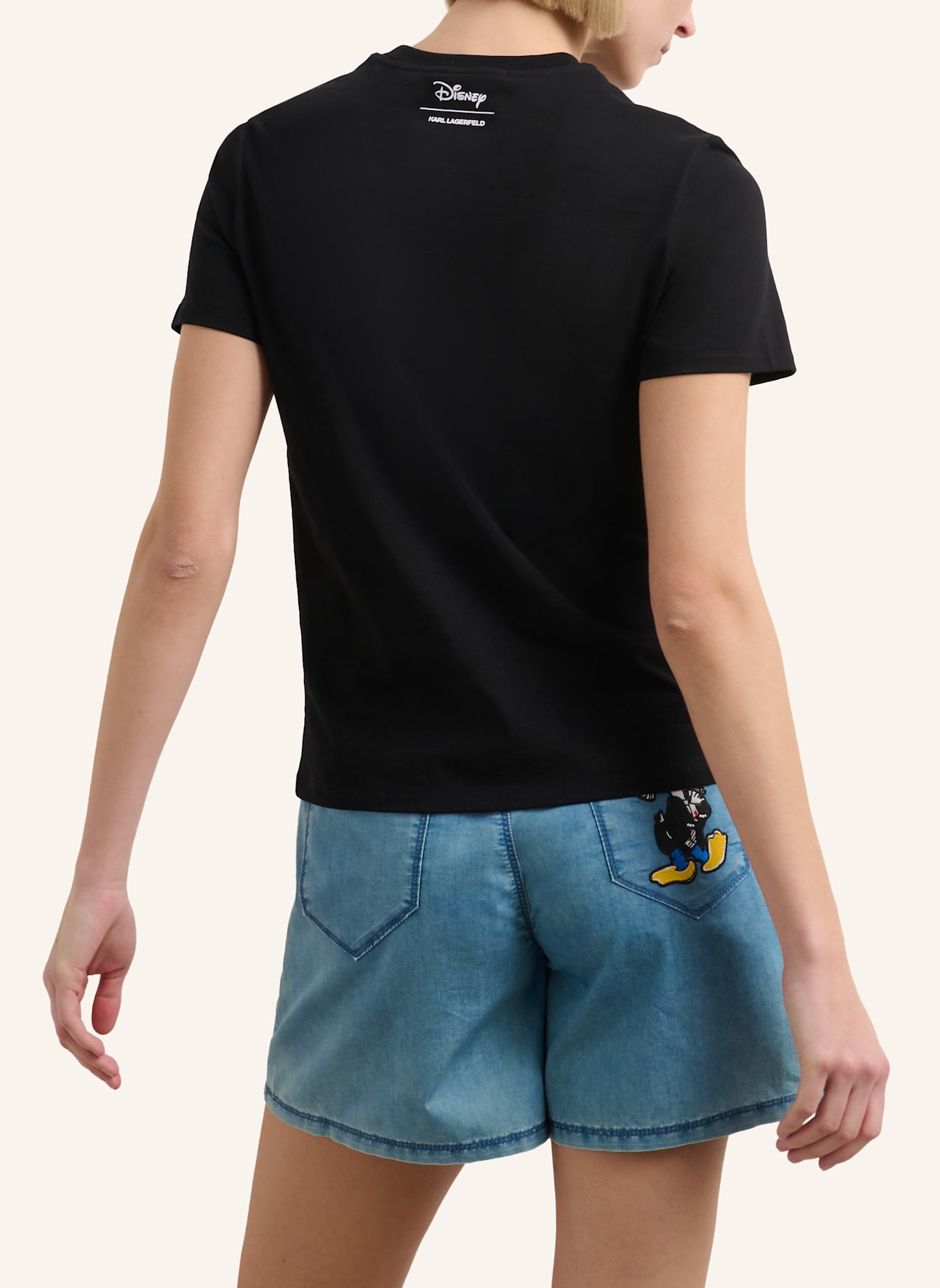 KARL LAGERFELD DISNEY X KL T-shirt: SCHWARZ