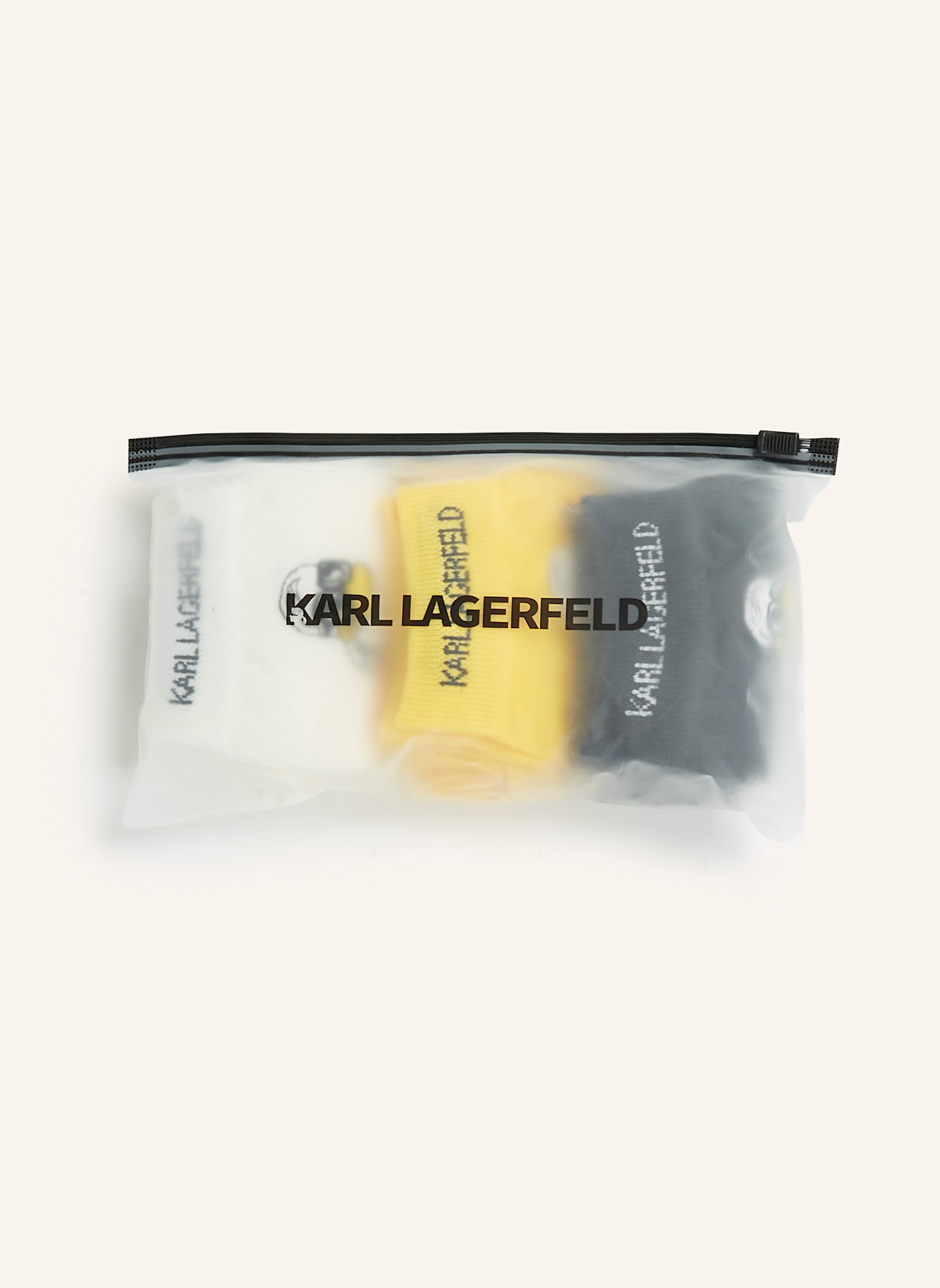 KARL LAGERFELD DISNEY X KL 3er-Pack Socken: SCHWARZ