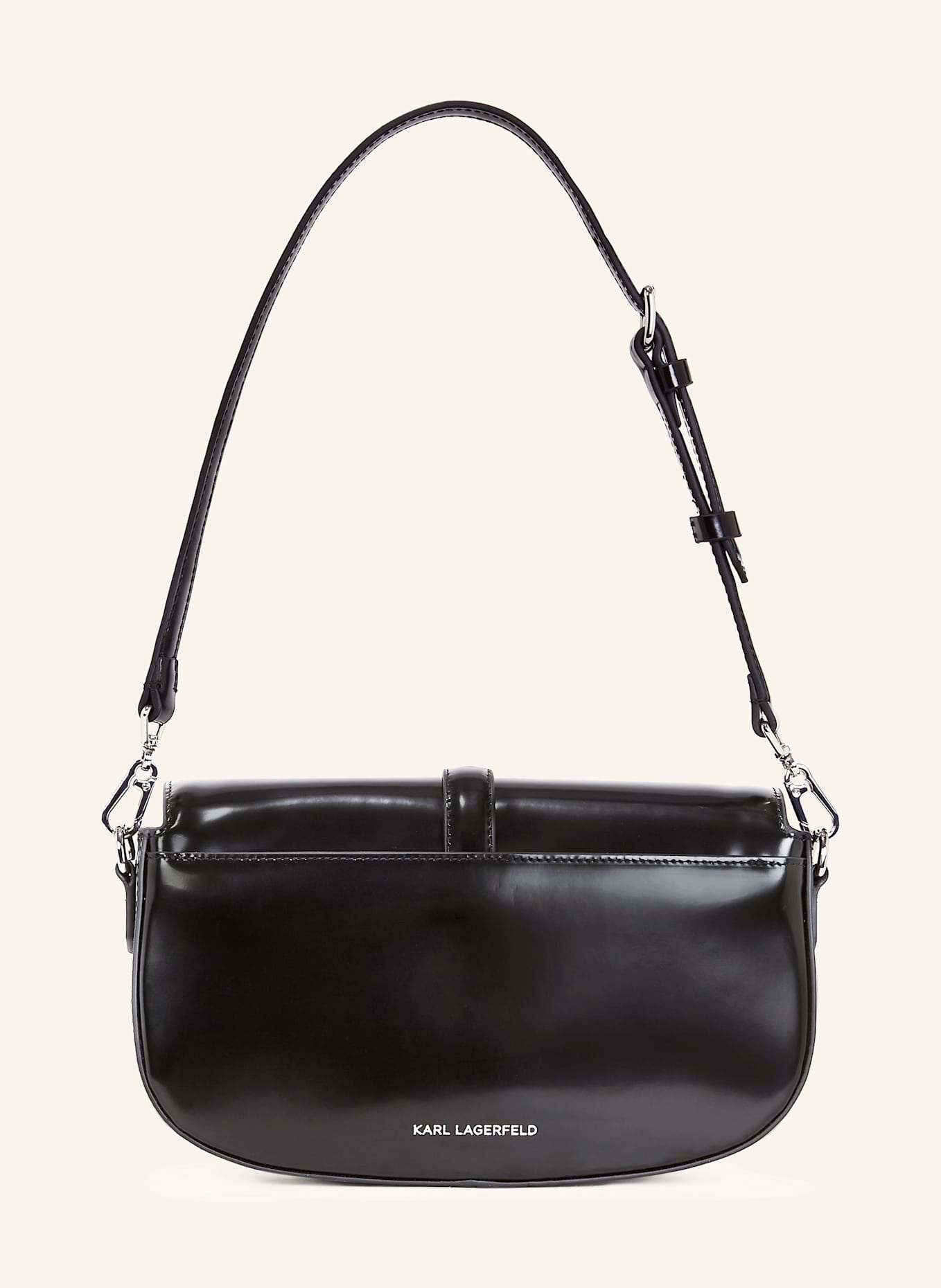 KARL LAGERFELD Schultertasche: SCHWARZ