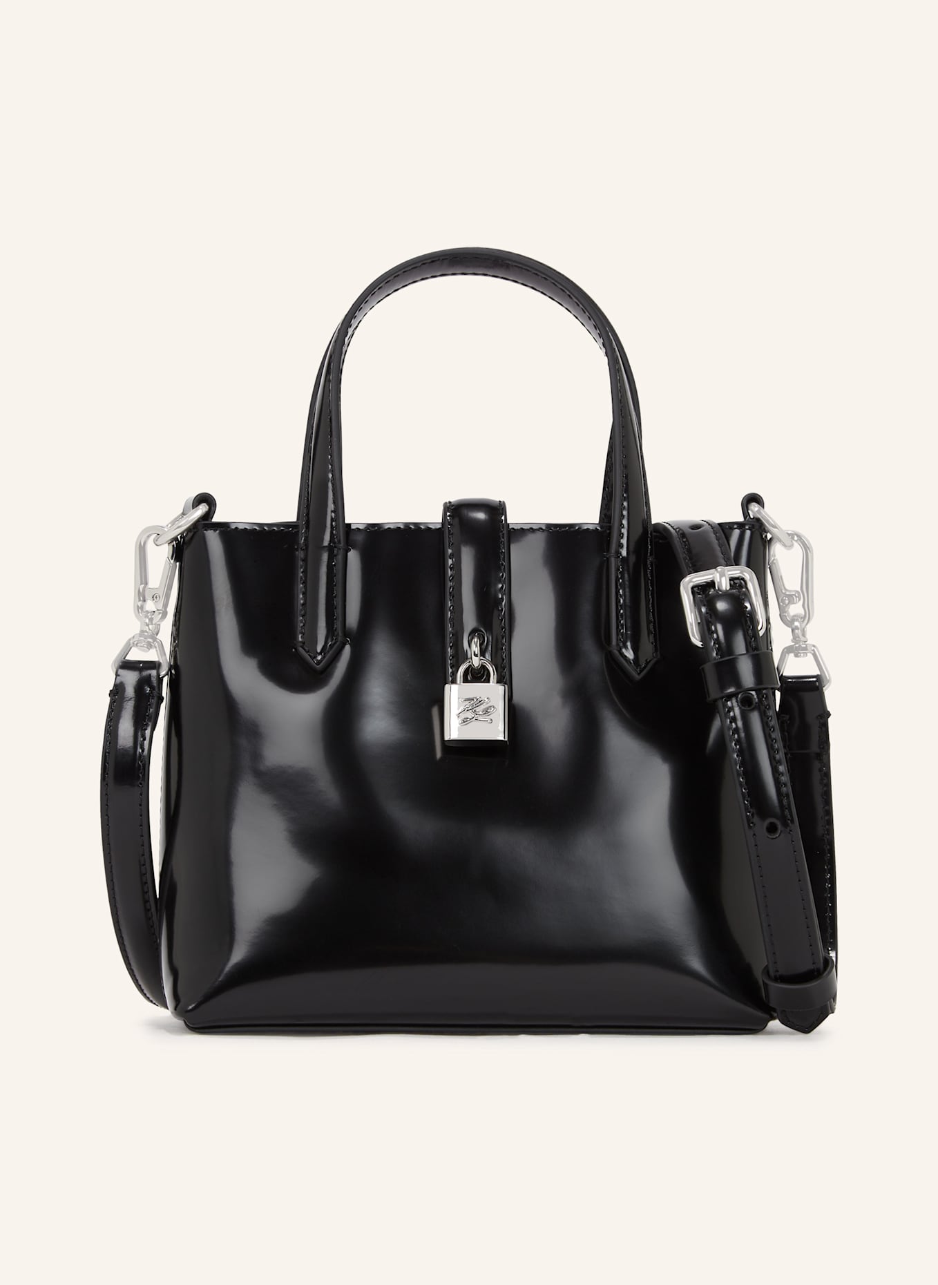 KARL LAGERFELD Handtasche: SCHWARZ