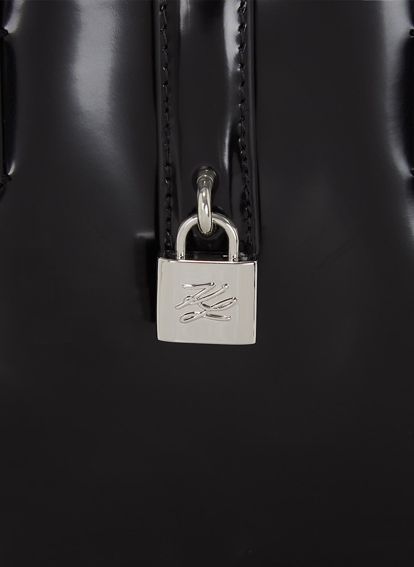 KARL LAGERFELD Handtasche: SCHWARZ