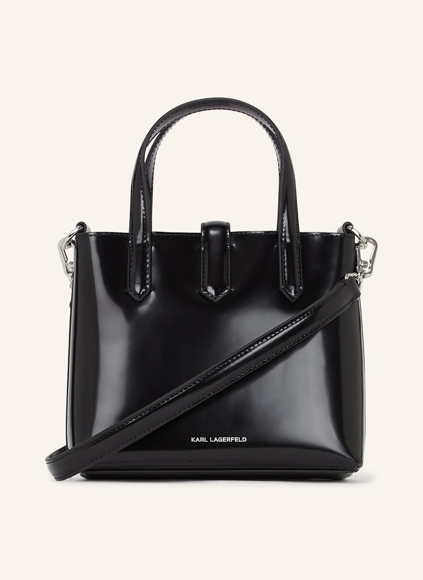 KARL LAGERFELD Handtasche: SCHWARZ