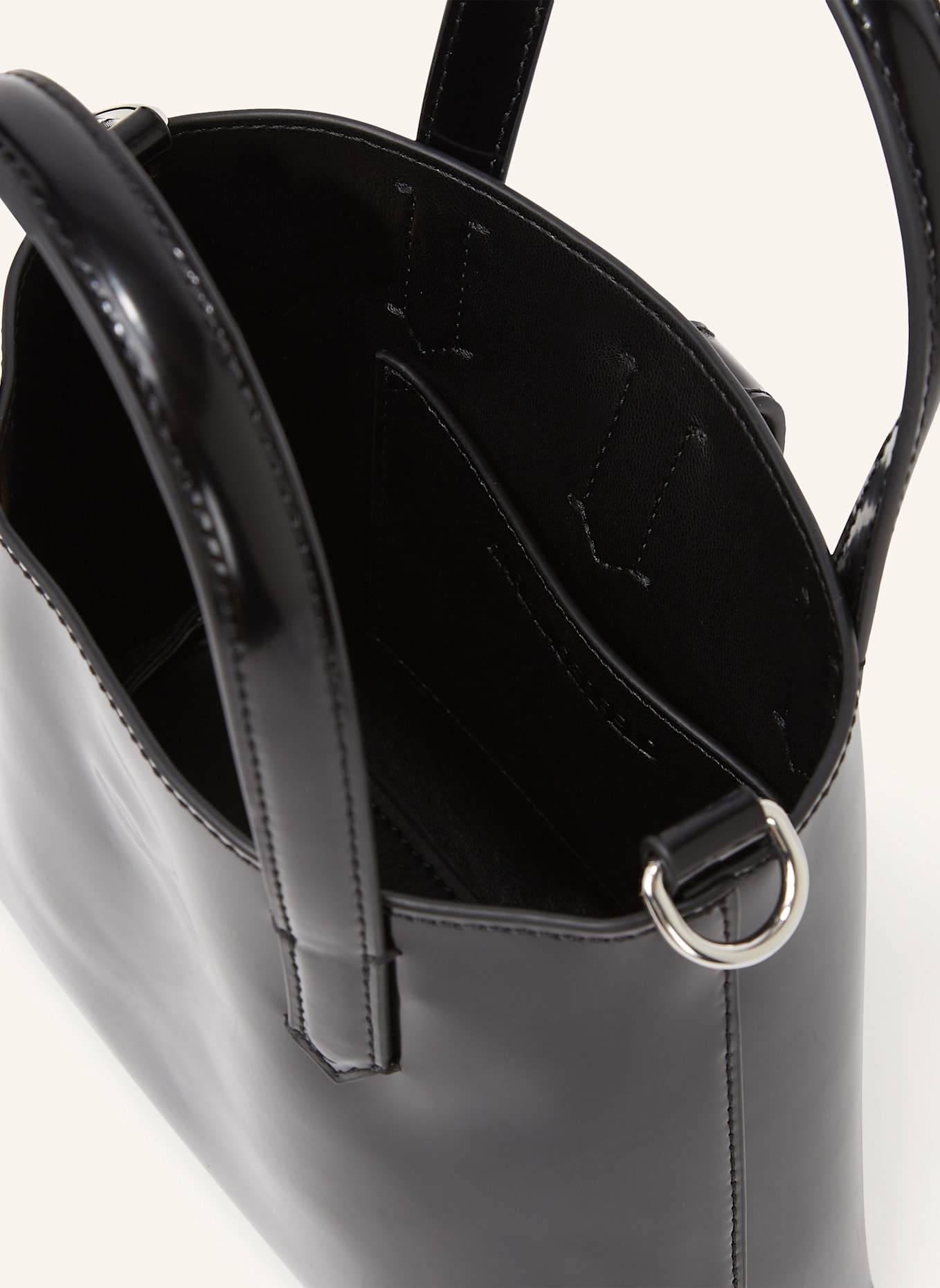 KARL LAGERFELD Handtasche: SCHWARZ