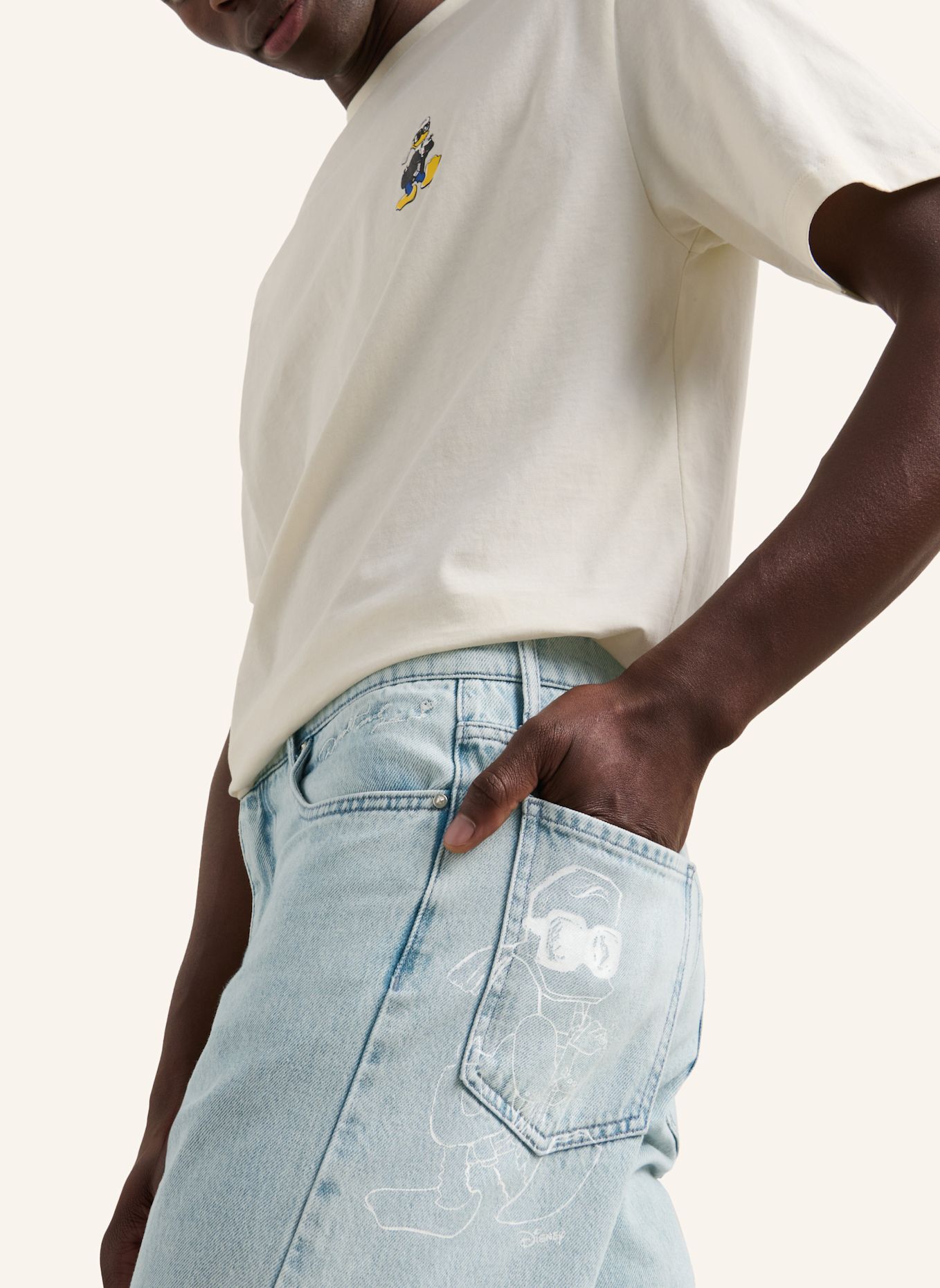 KARL LAGERFELD DISNEY X KL Jeans: HELLBLAU