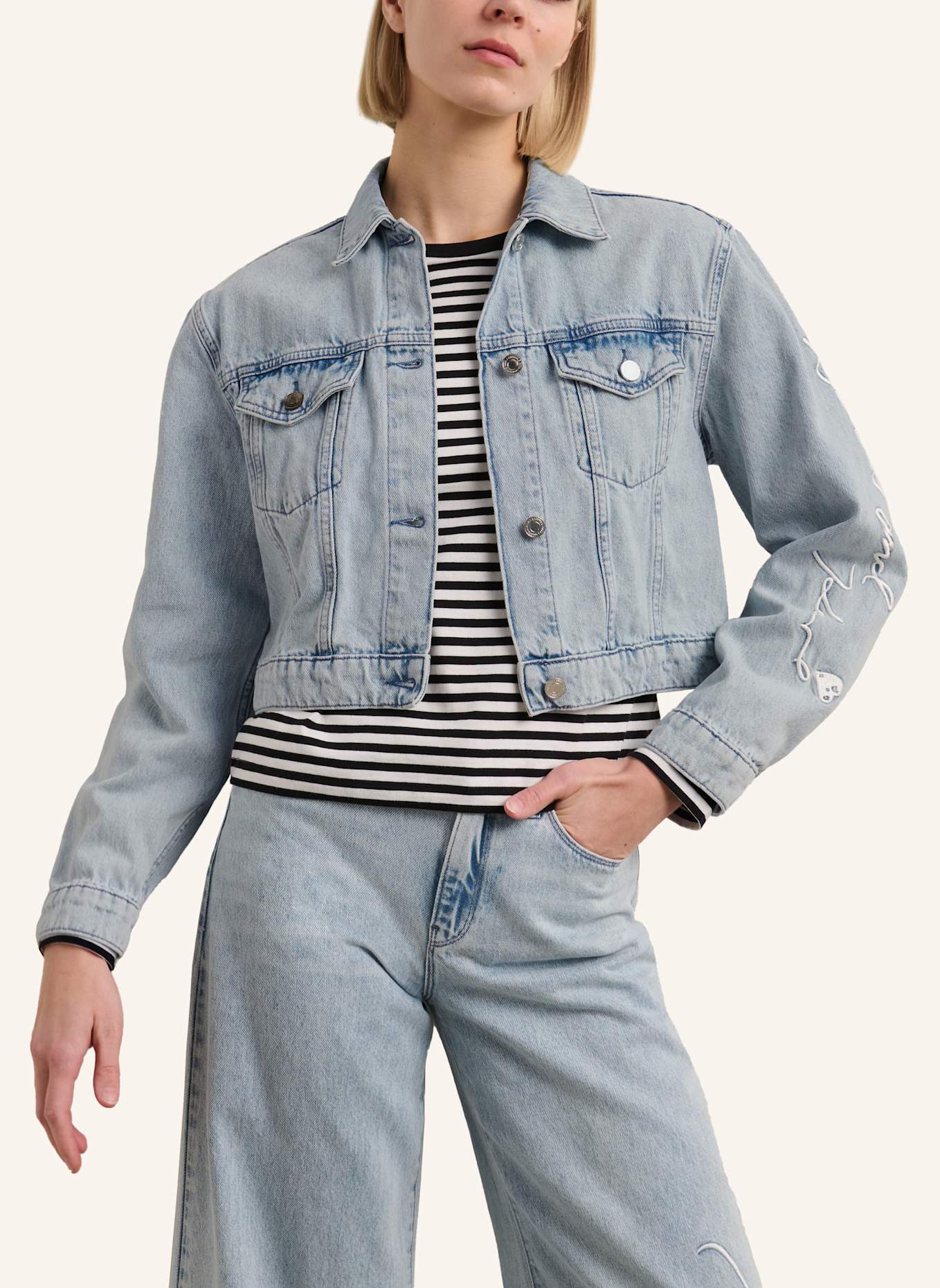 KARL LAGERFELD DISNEY X KL Jacke: HELLBLAU