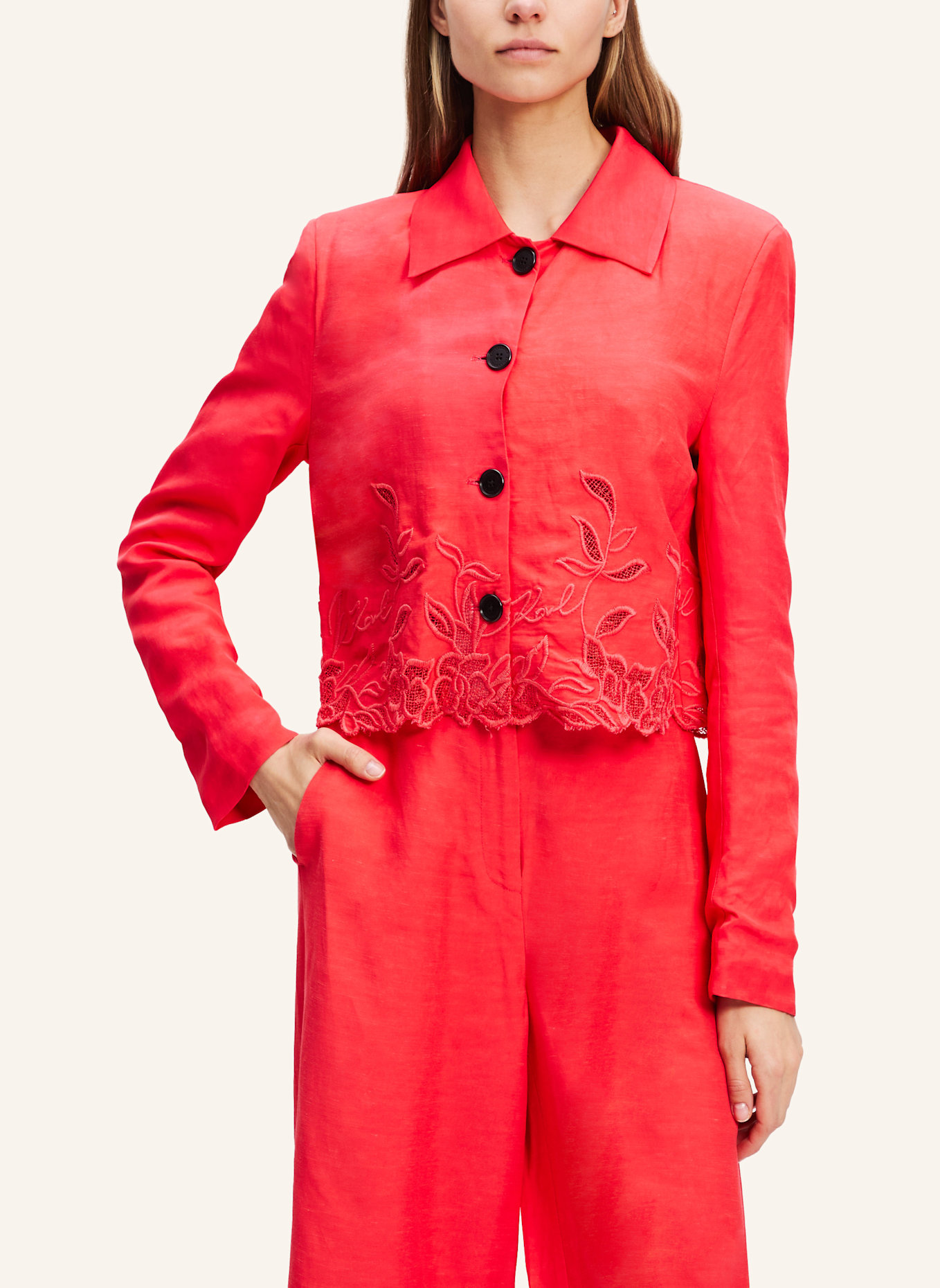 KARL LAGERFELD Jacke: ROT