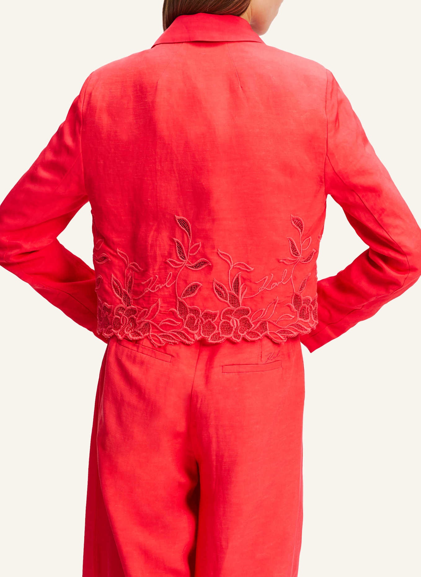KARL LAGERFELD Jacke: ROT
