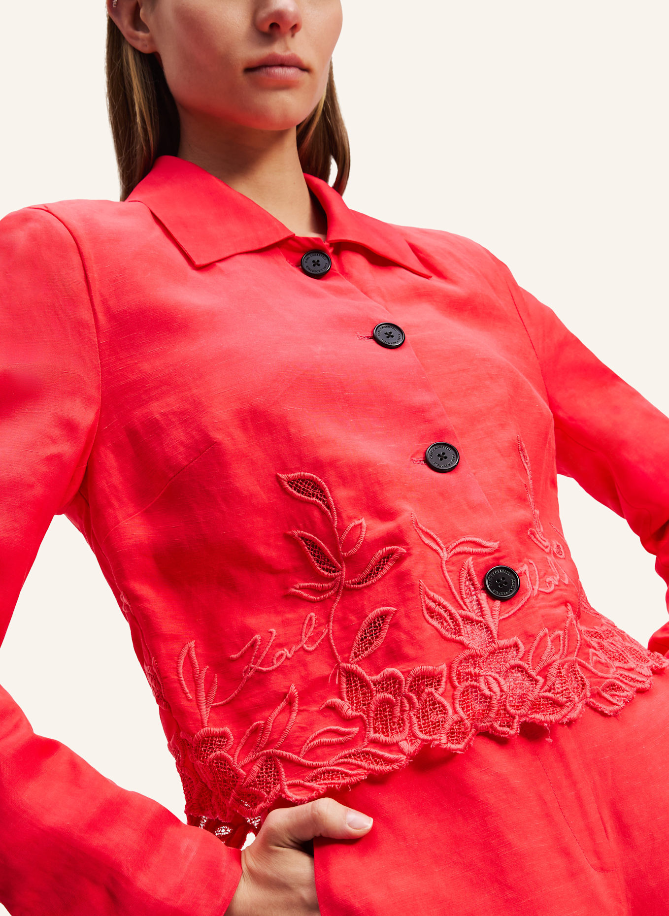 KARL LAGERFELD Jacke: ROT