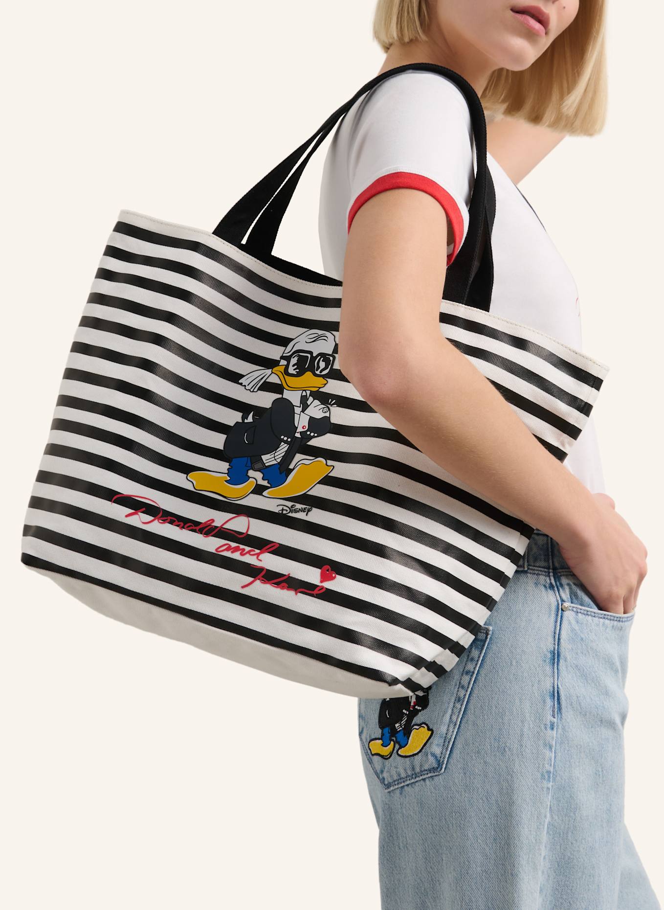 KARL LAGERFELD DISNEY X KL Shopper: SCHWARZ