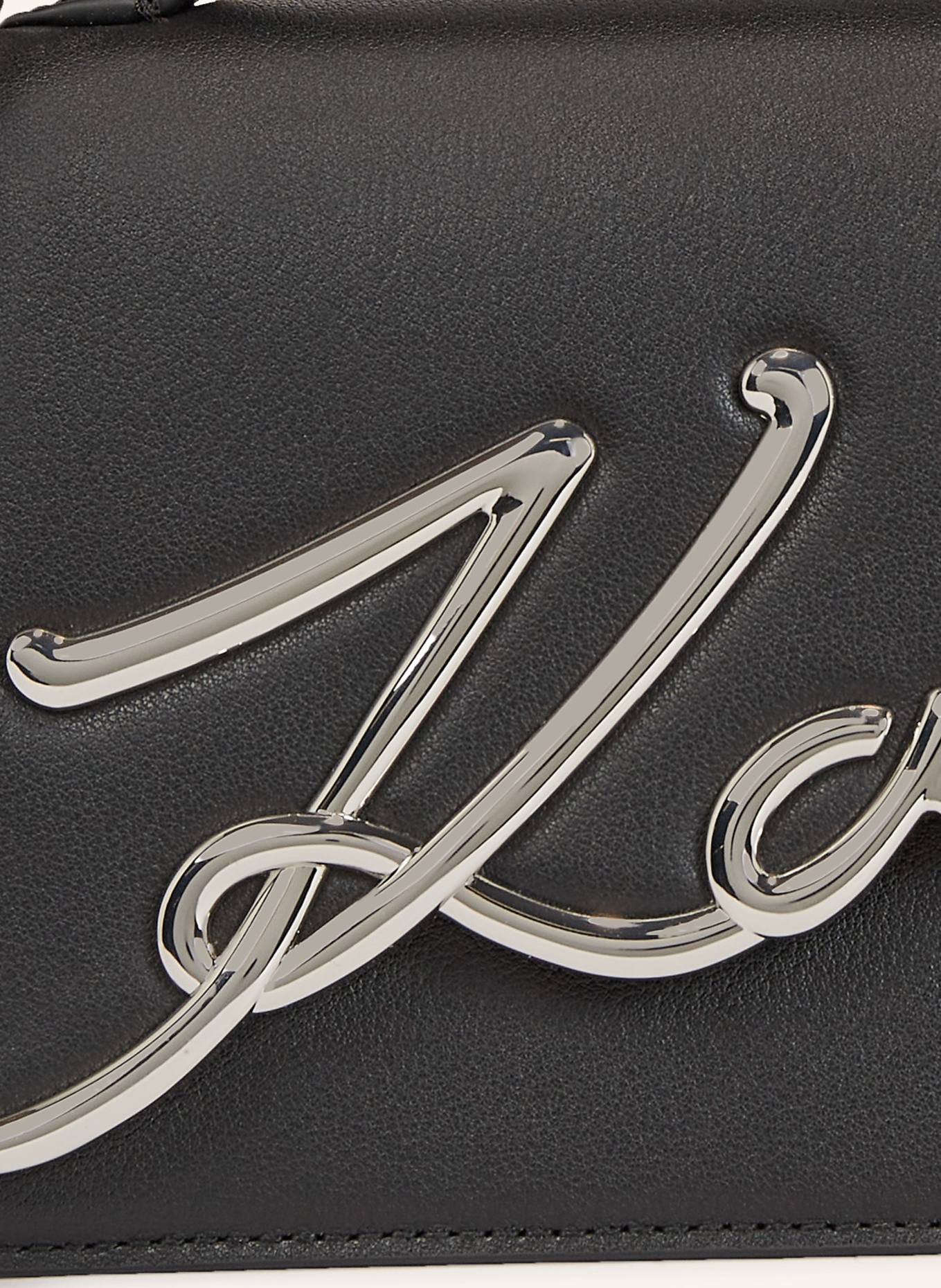 KARL LAGERFELD Umhängetasche: SCHWARZ