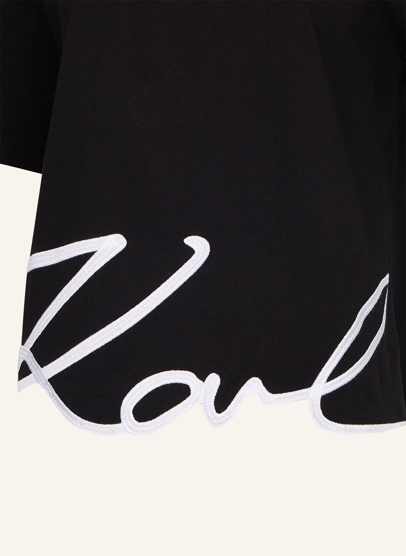 KARL LAGERFELD T-shirt: SCHWARZ