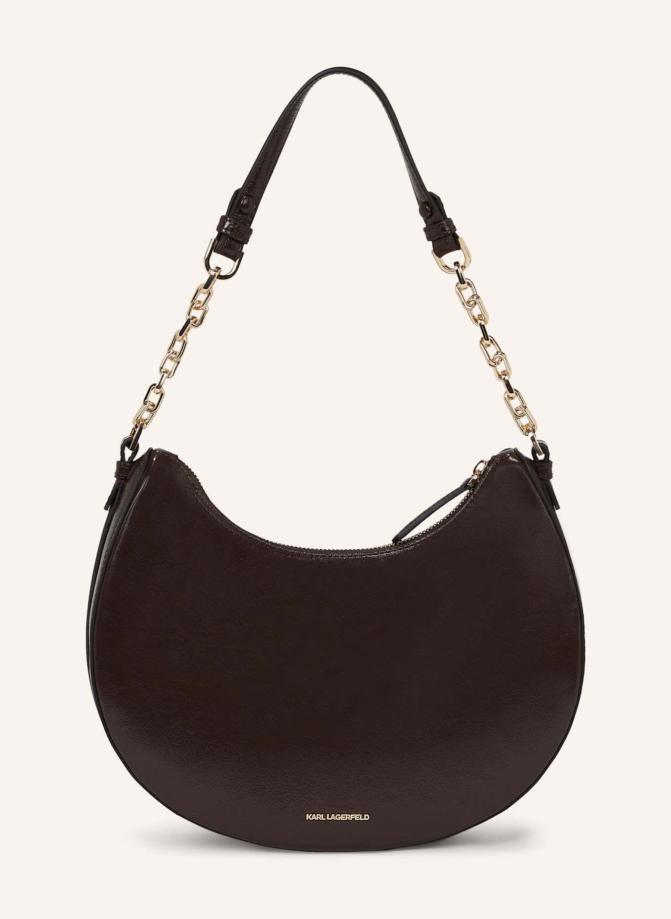 KARL LAGERFELD K/Autograph Schultertasche: BRAUN