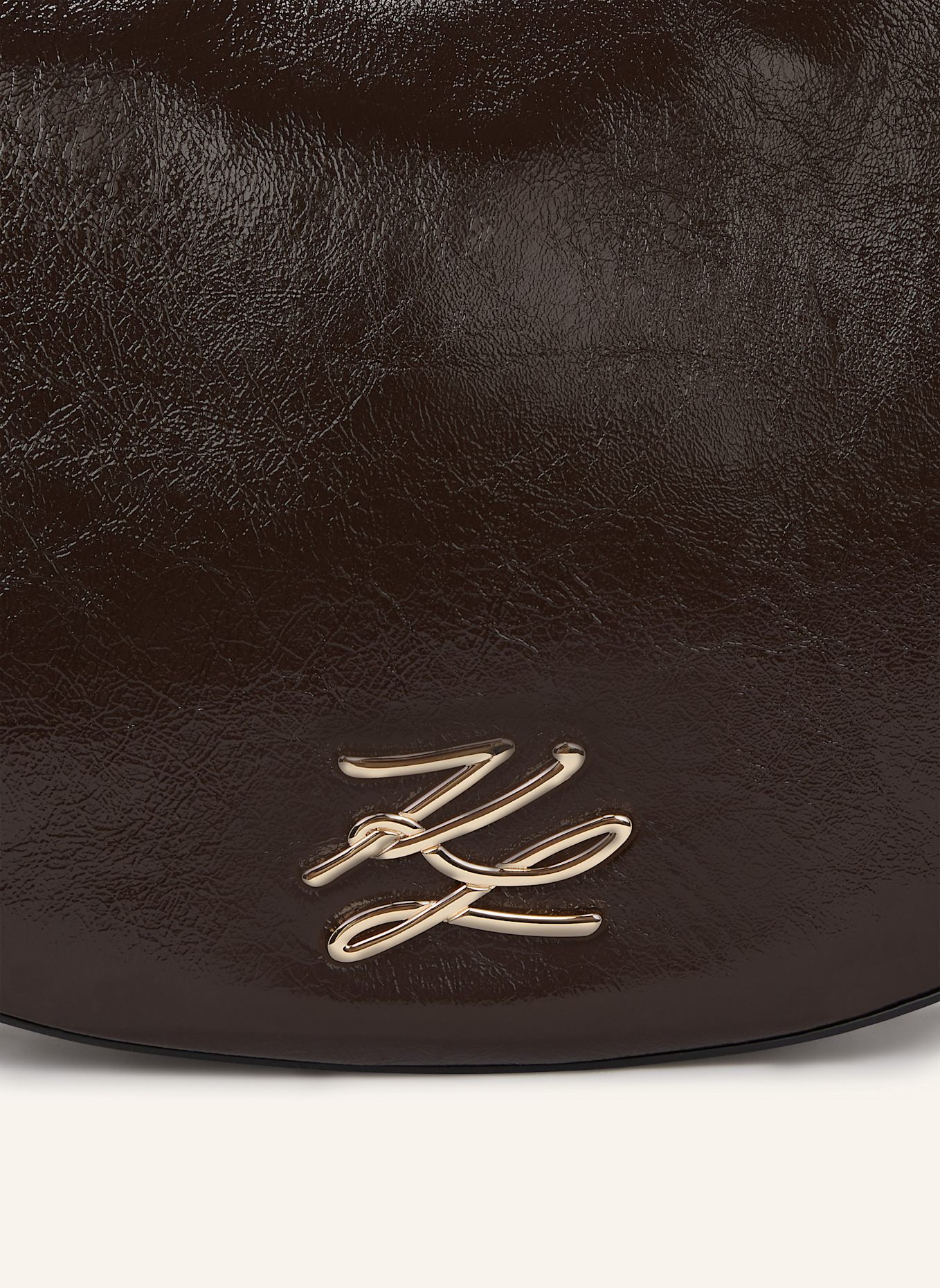 KARL LAGERFELD K/Autograph Schultertasche: BRAUN