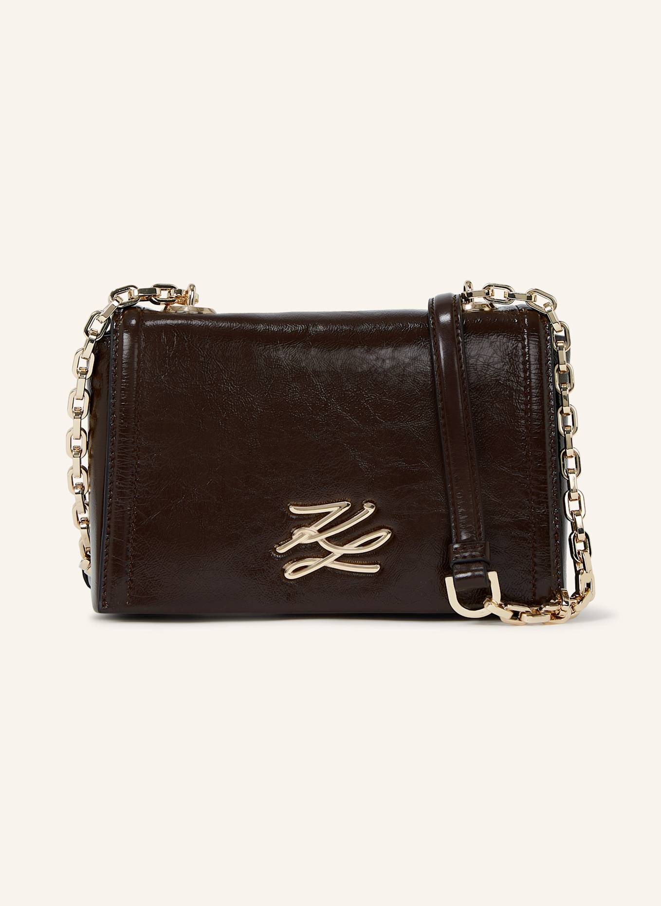KARL LAGERFELD K/Autograph Umhängetasche: BRAUN