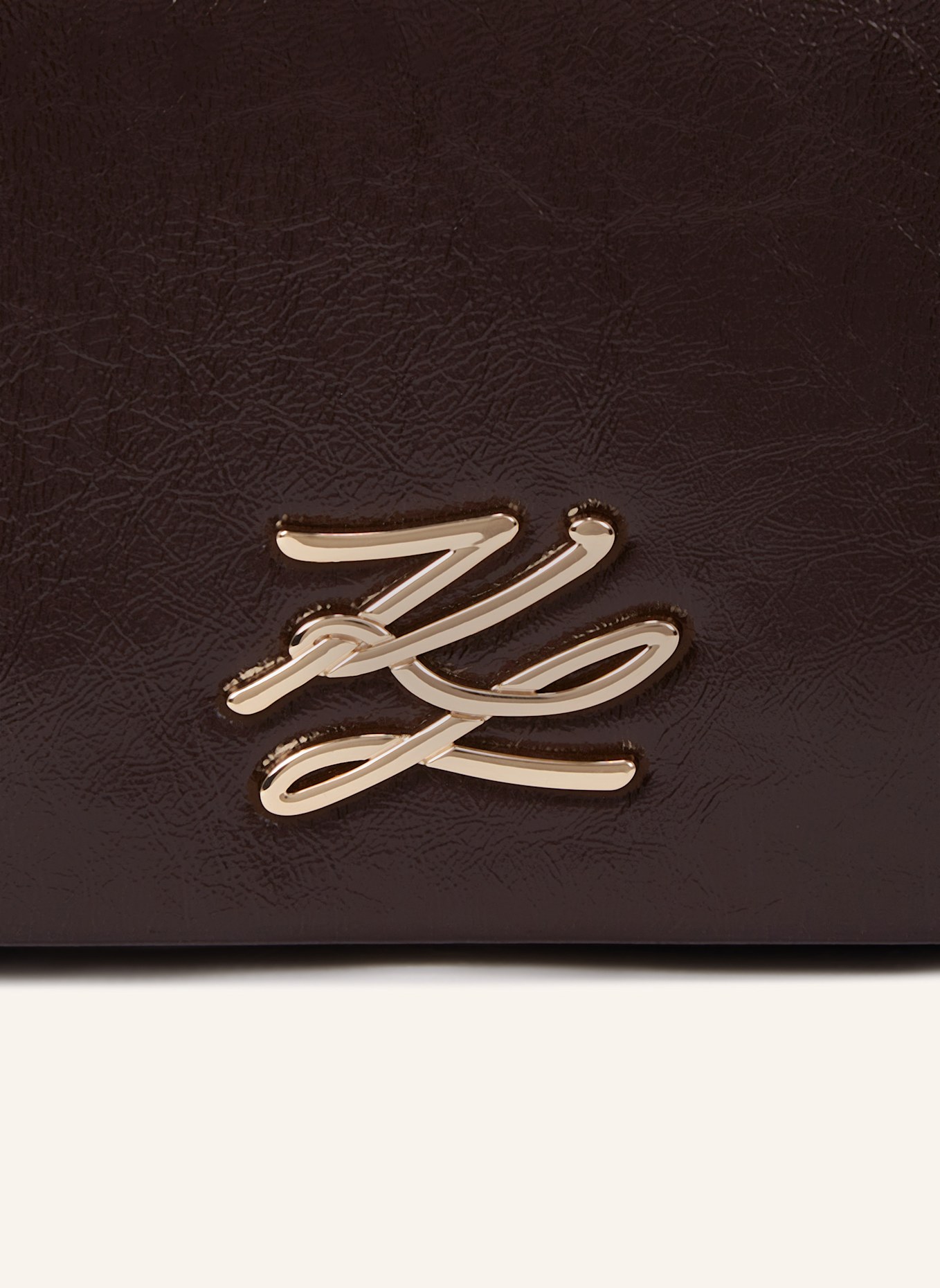 KARL LAGERFELD K/Autograph Umhängetasche: BRAUN