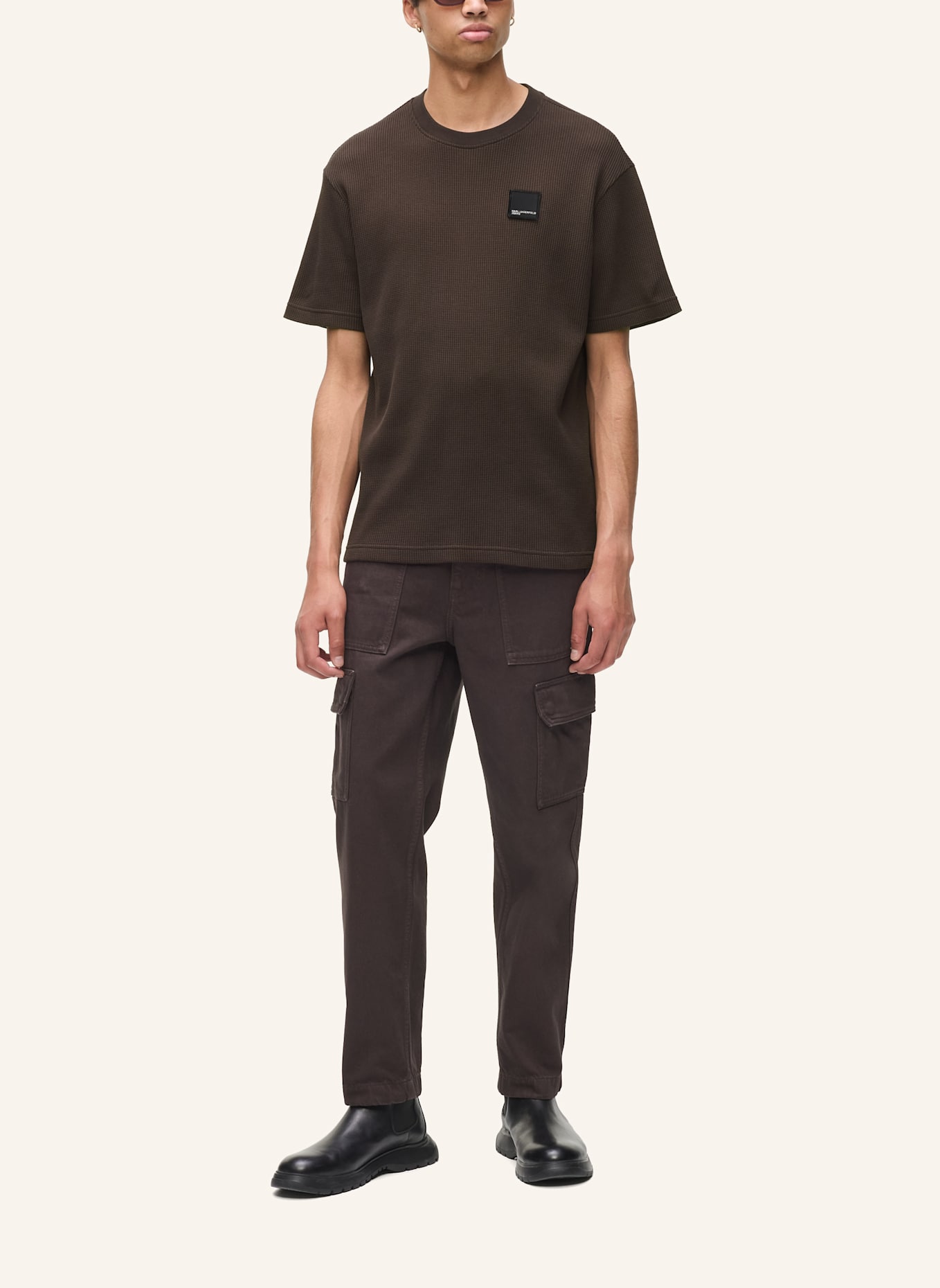 KARL LAGERFELD JEANS T-shirt: DUNKELBRAUN