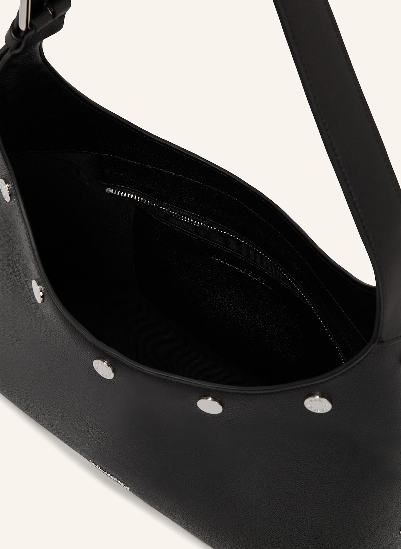 KARL LAGERFELD Hobo-Bag: SCHWARZ