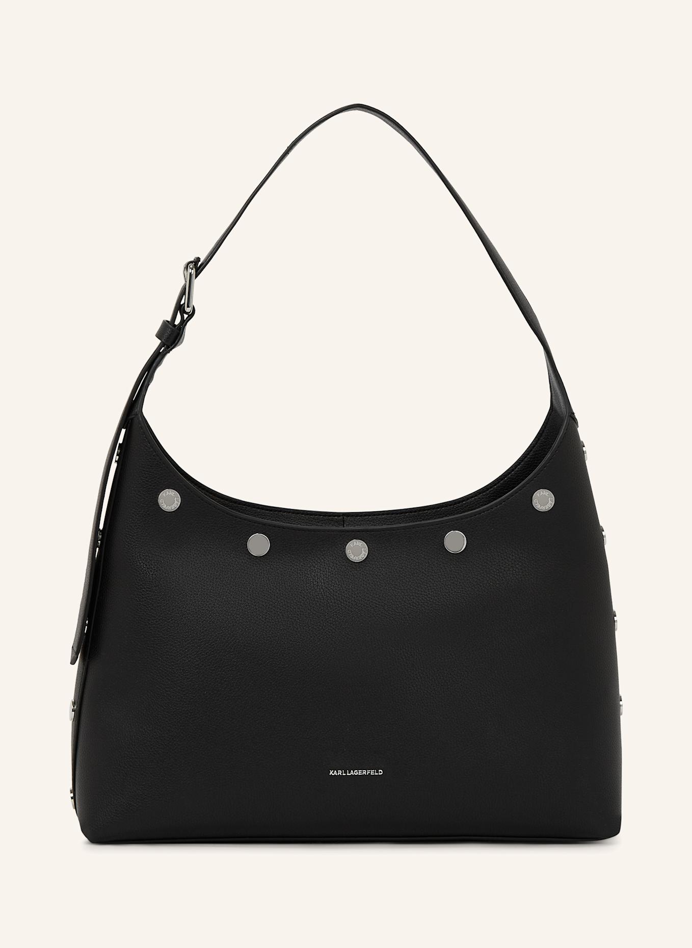 KARL LAGERFELD Hobo-Bag: SCHWARZ