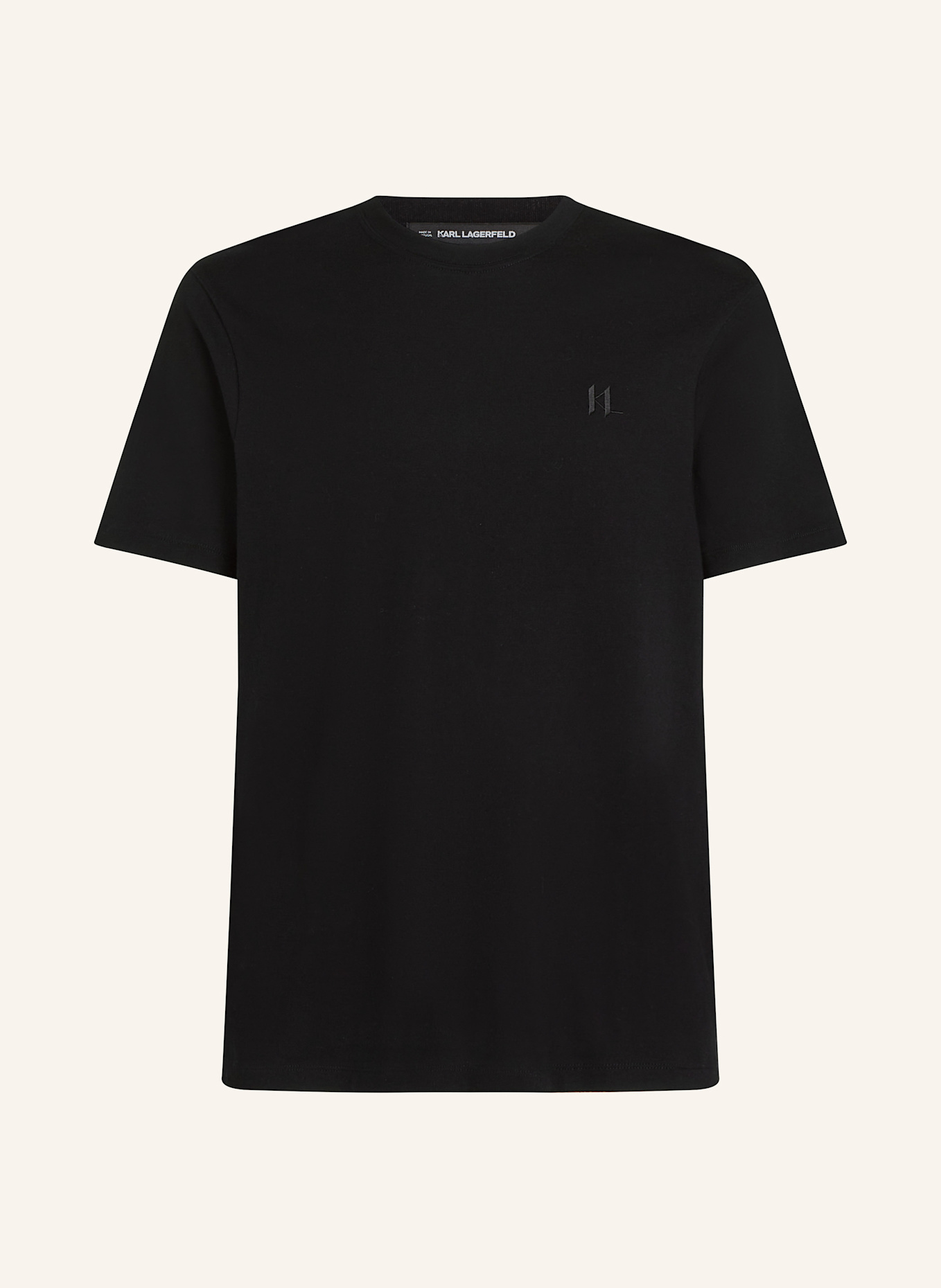 KARL LAGERFELD T-shirt: SCHWARZ