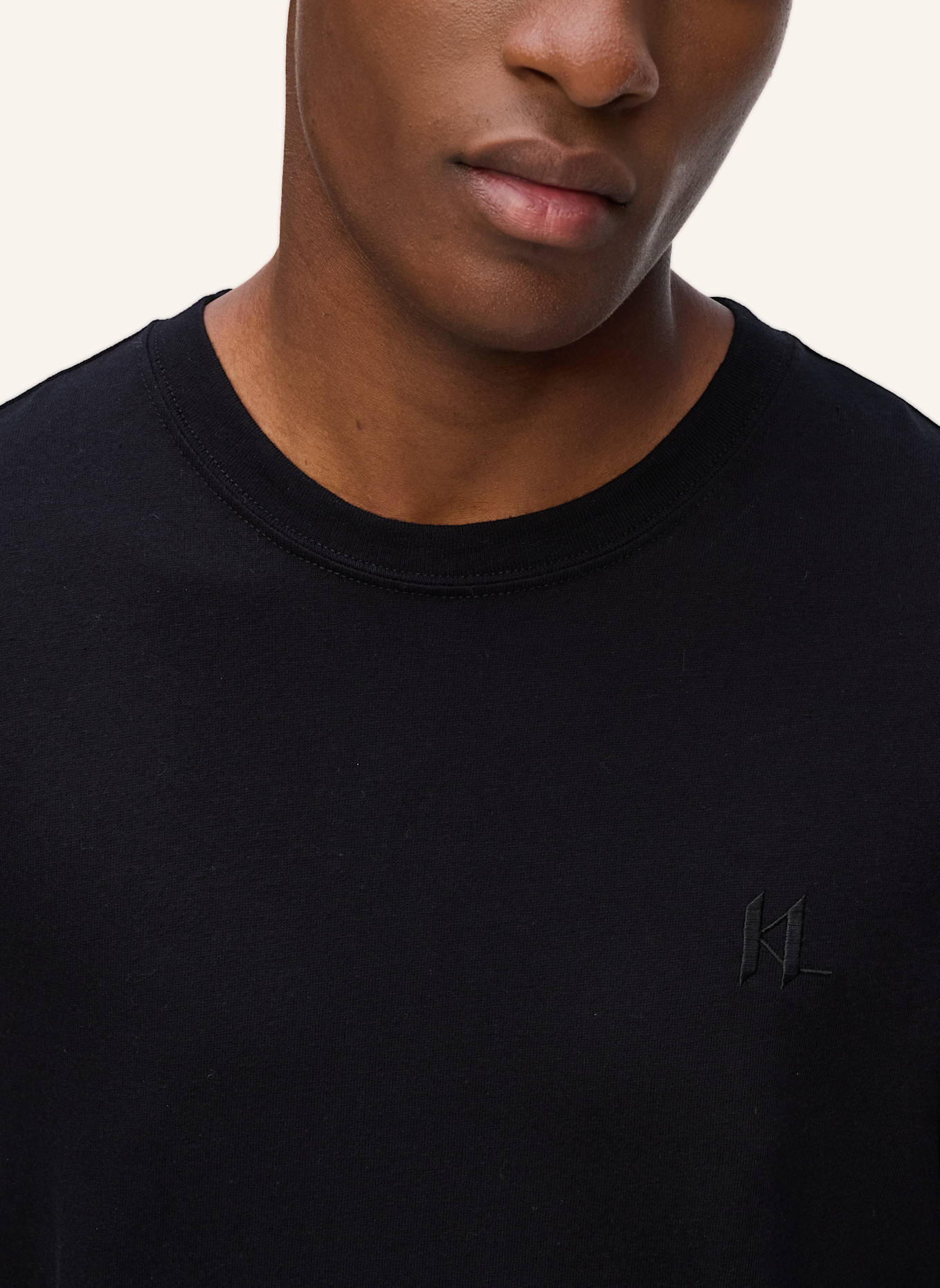 KARL LAGERFELD T-shirt: SCHWARZ