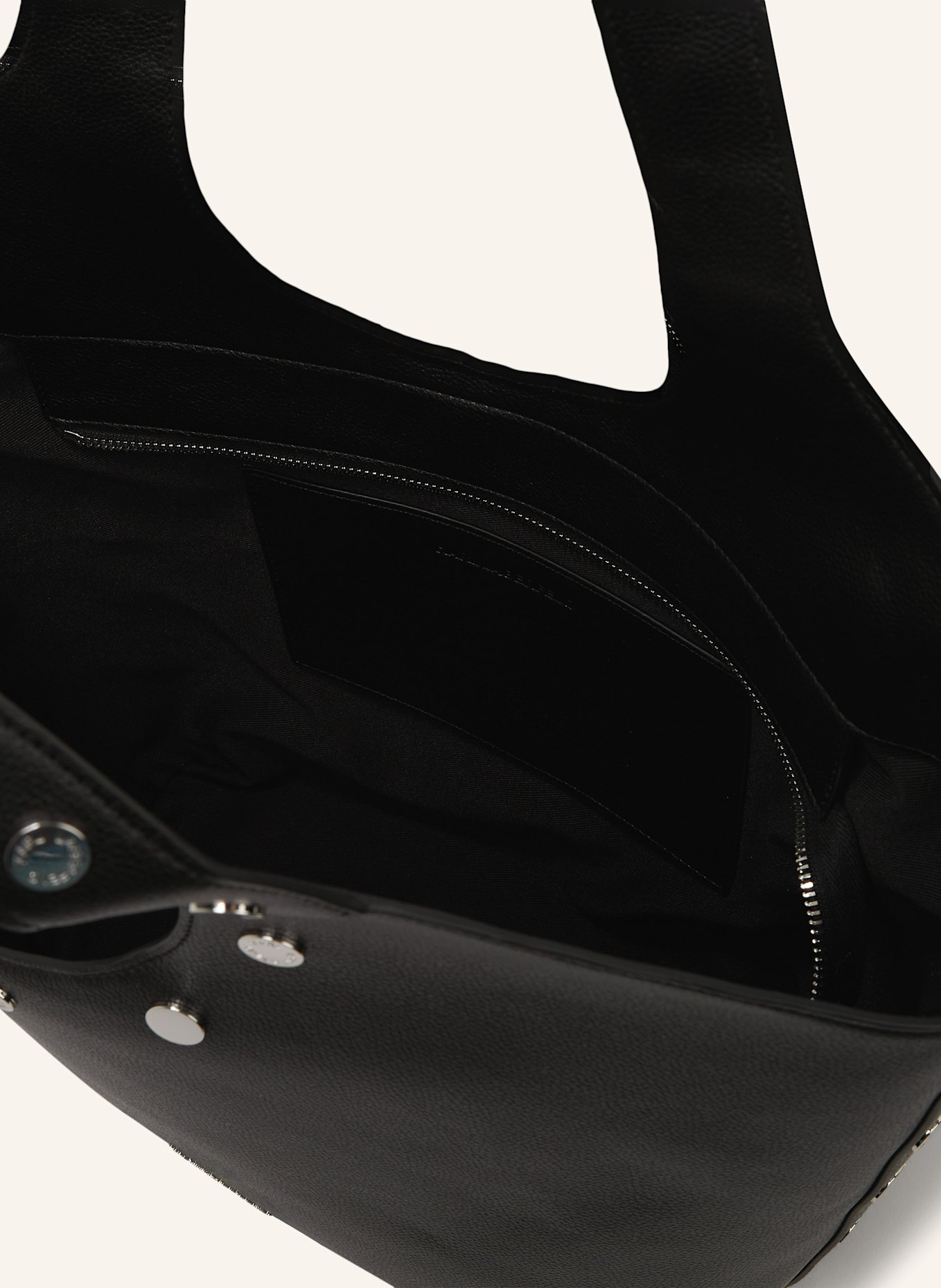 KARL LAGERFELD Handtasche: SCHWARZ