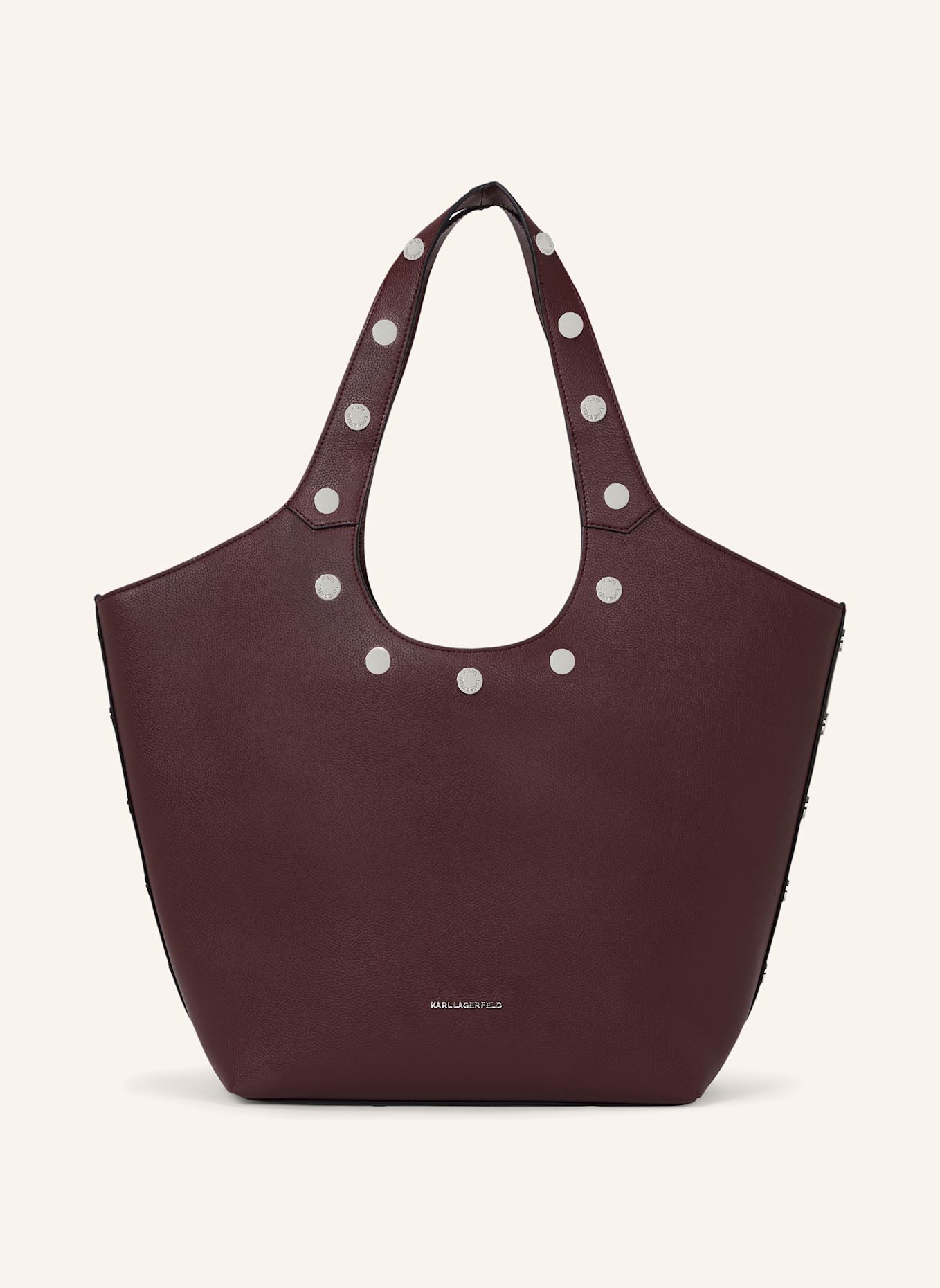 KARL LAGERFELD Handtasche: DUNKELROT