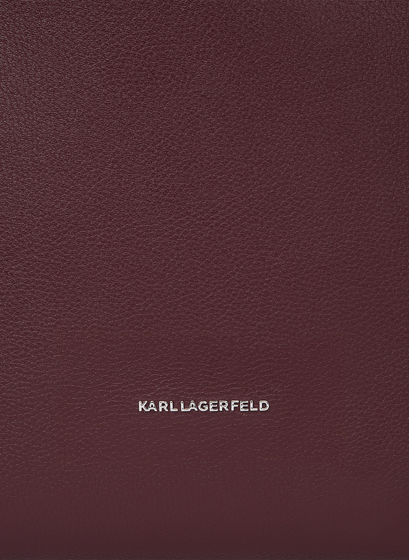 KARL LAGERFELD Handtasche: DUNKELROT
