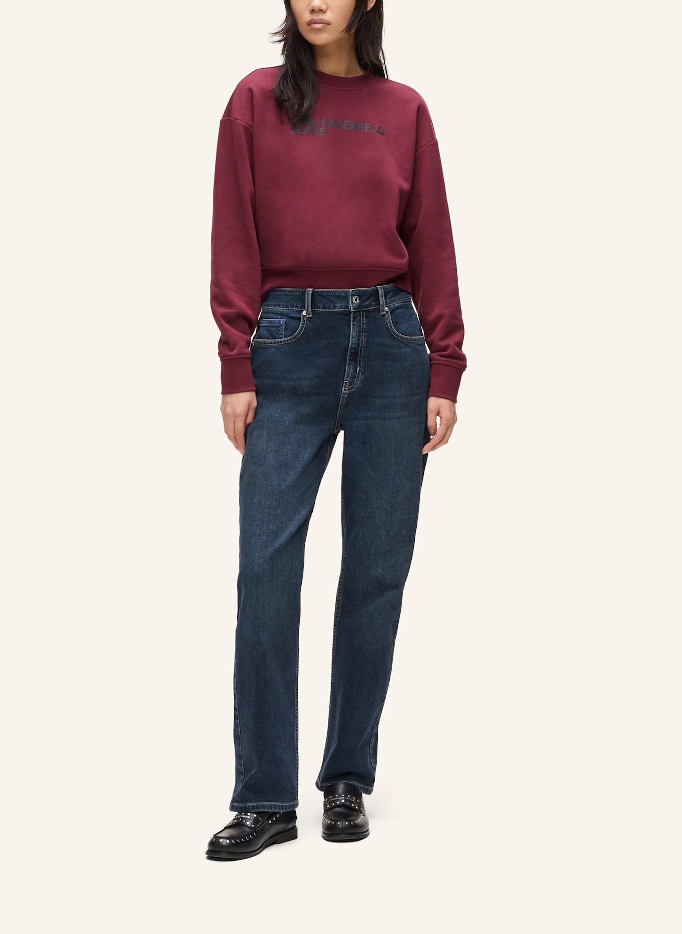 KARL LAGERFELD JEANS Jeans: SCHWARZ