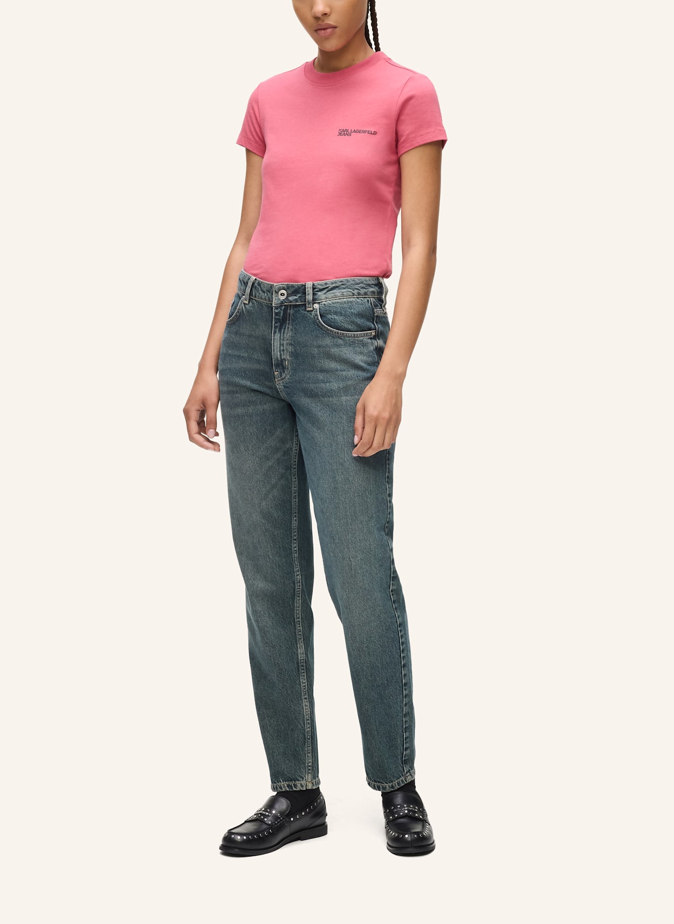 KARL LAGERFELD JEANS Jeans: DUNKELBLAU