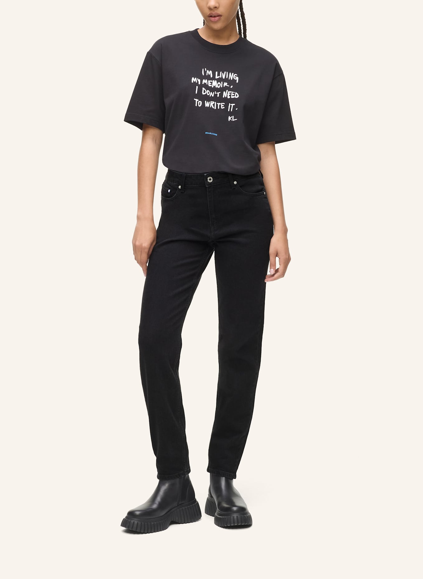 KARL LAGERFELD JEANS Jeans: SCHWARZ