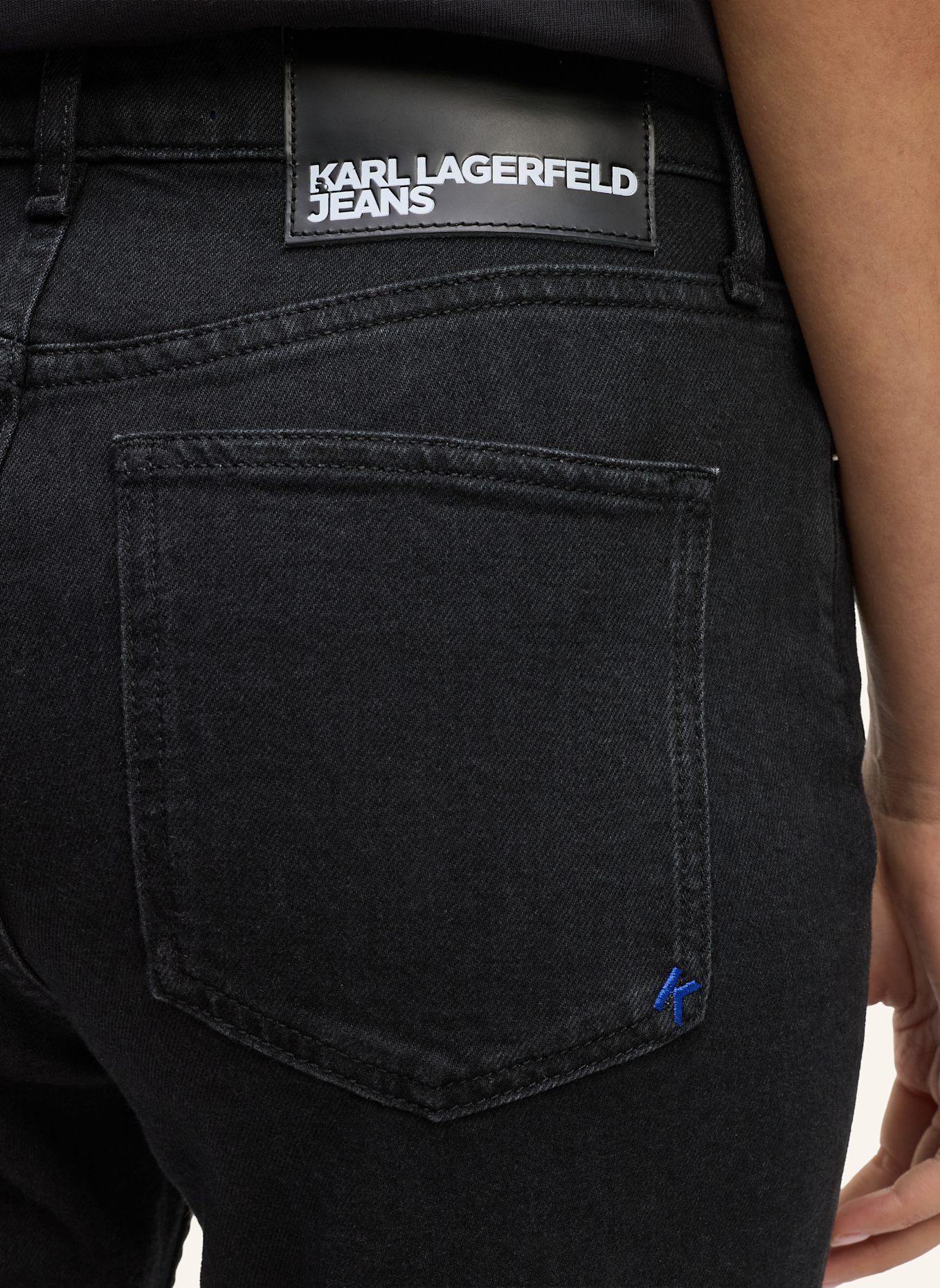 KARL LAGERFELD JEANS Jeans: SCHWARZ