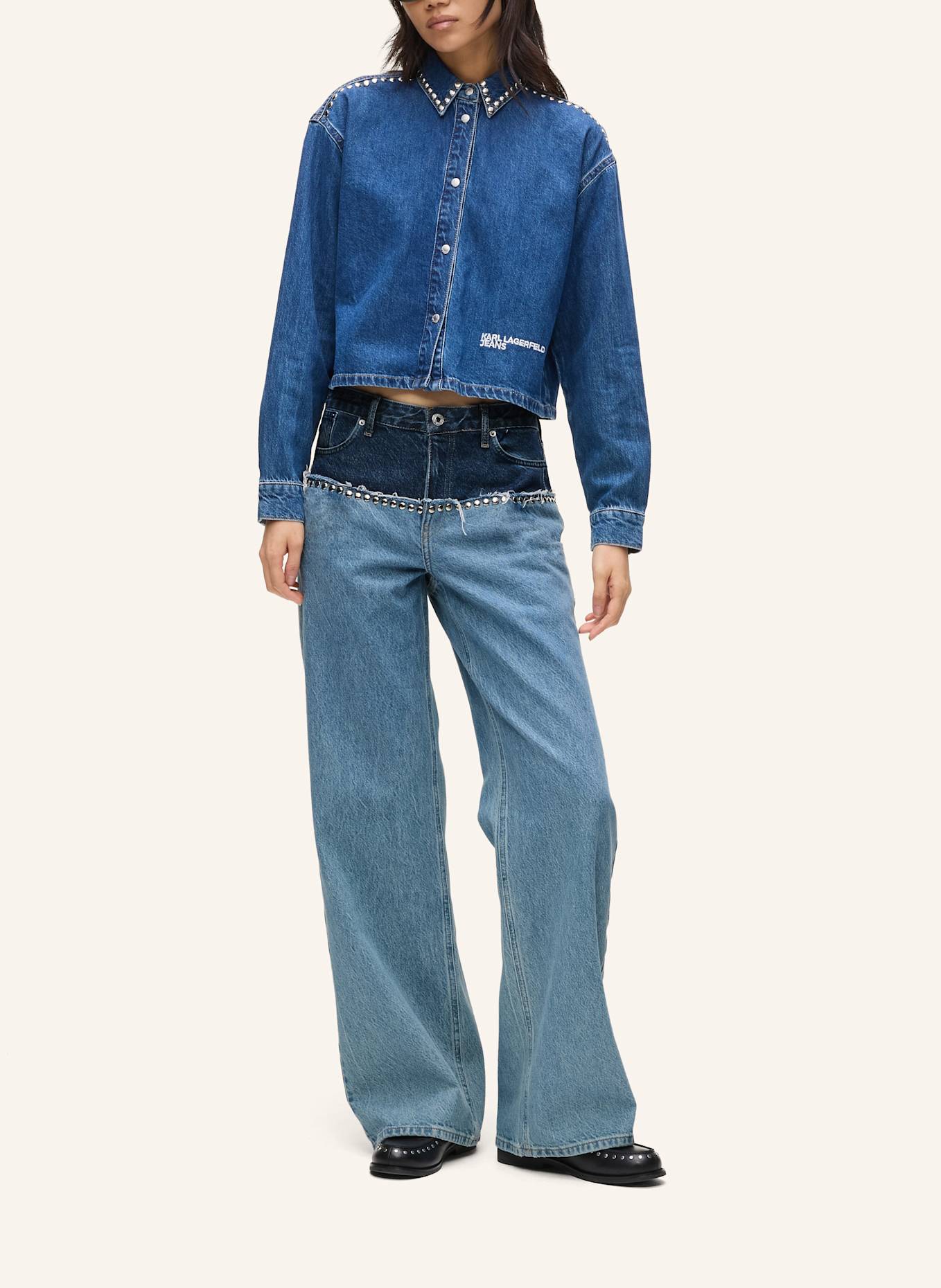 KARL LAGERFELD JEANS Jeans: BLAU