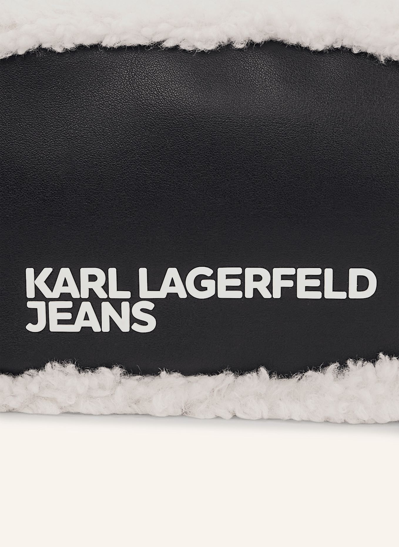 KARL LAGERFELD JEANS Umhängetasche: SCHWARZ