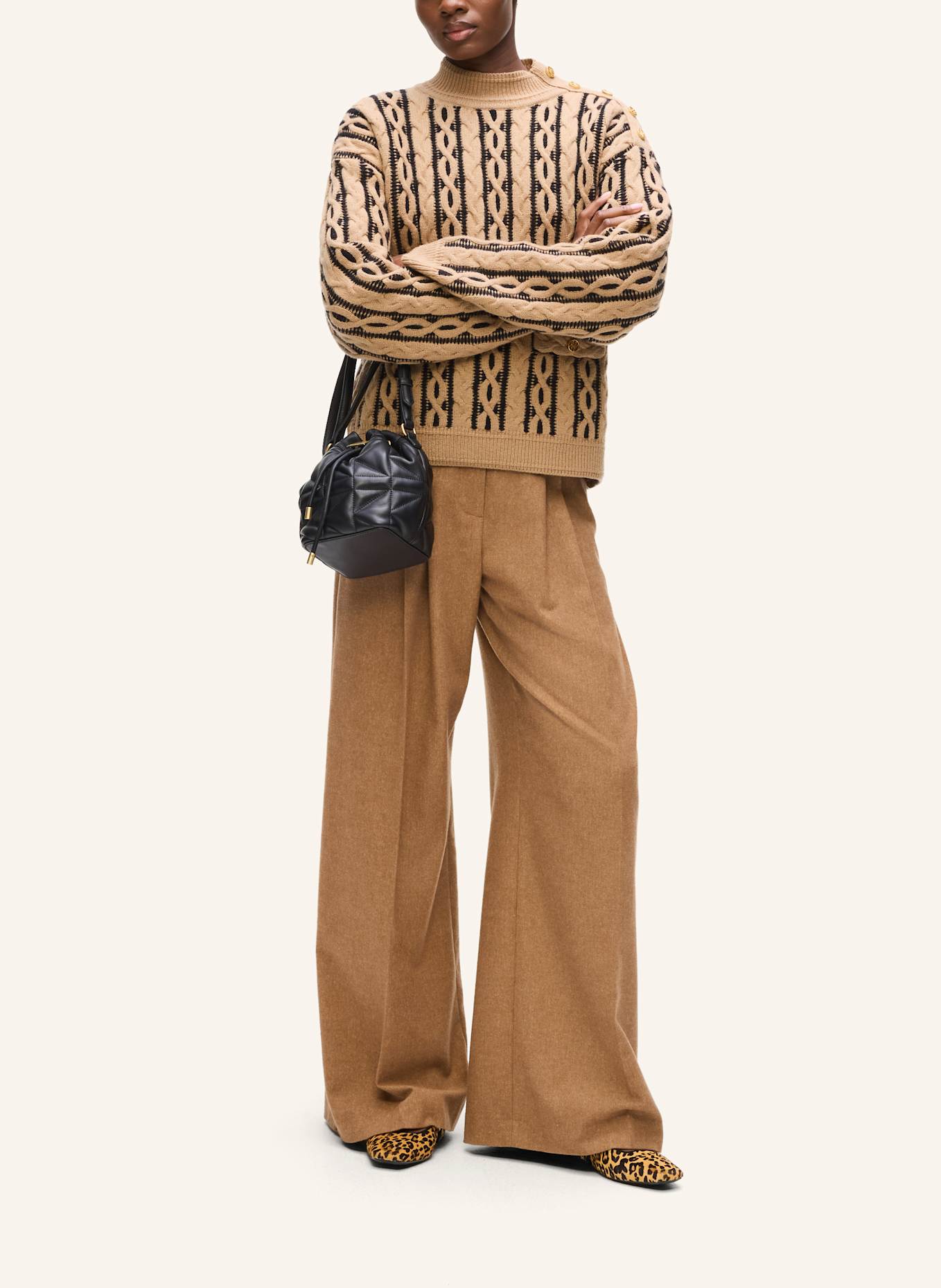 KARL LAGERFELD Hose: BRAUN