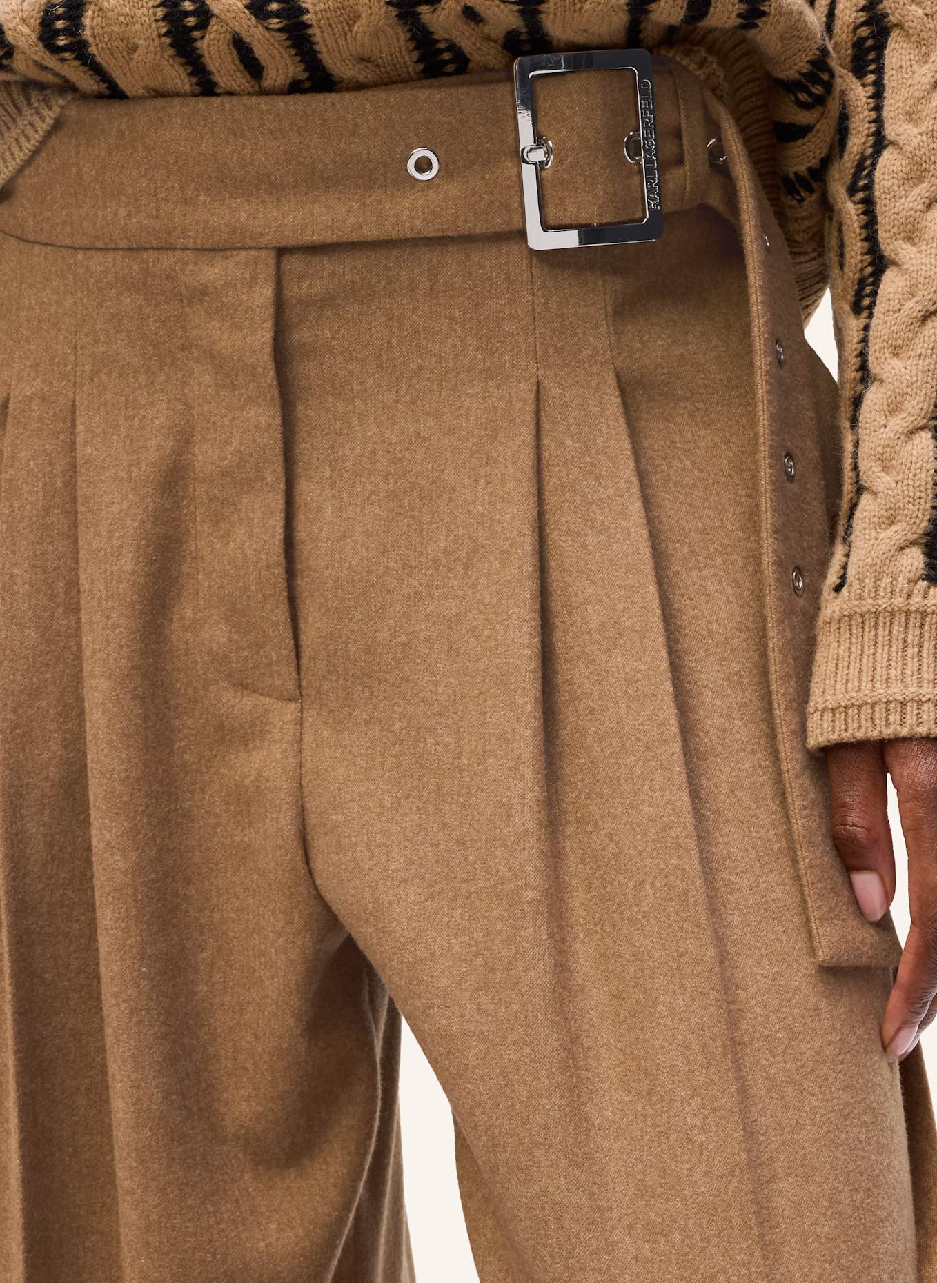 KARL LAGERFELD Hose: BRAUN