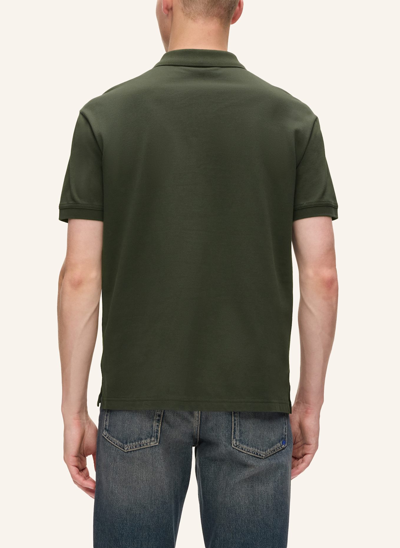 KARL LAGERFELD JEANS Poloshirt: DUNKELGRÜN