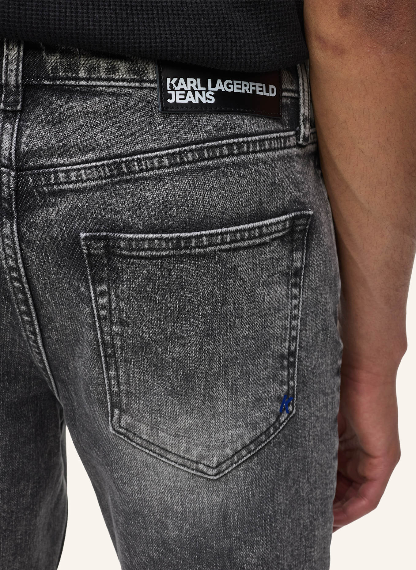 KARL LAGERFELD JEANS Jeans: SCHWARZ